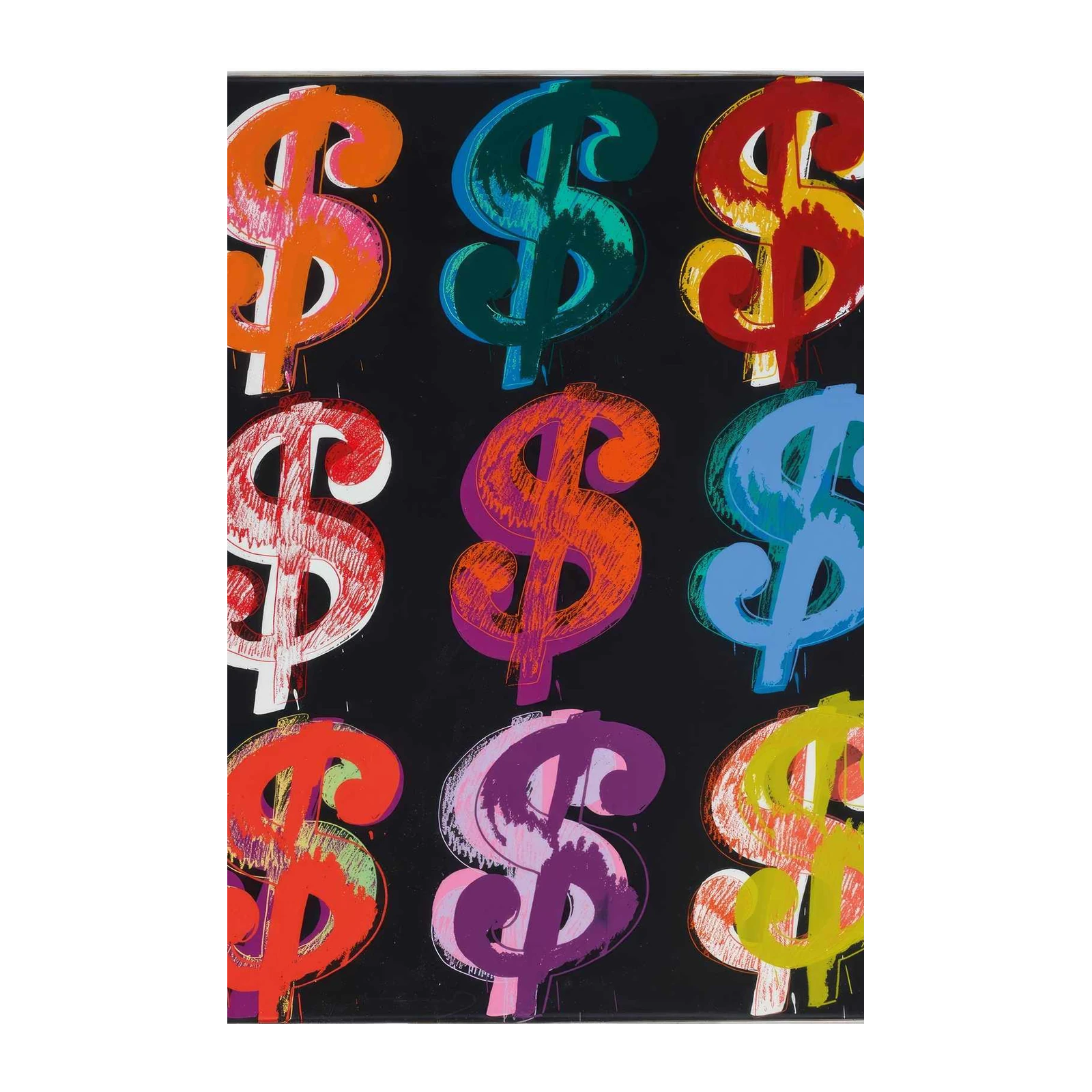 Pop Art Dollar Signs Wall Art
