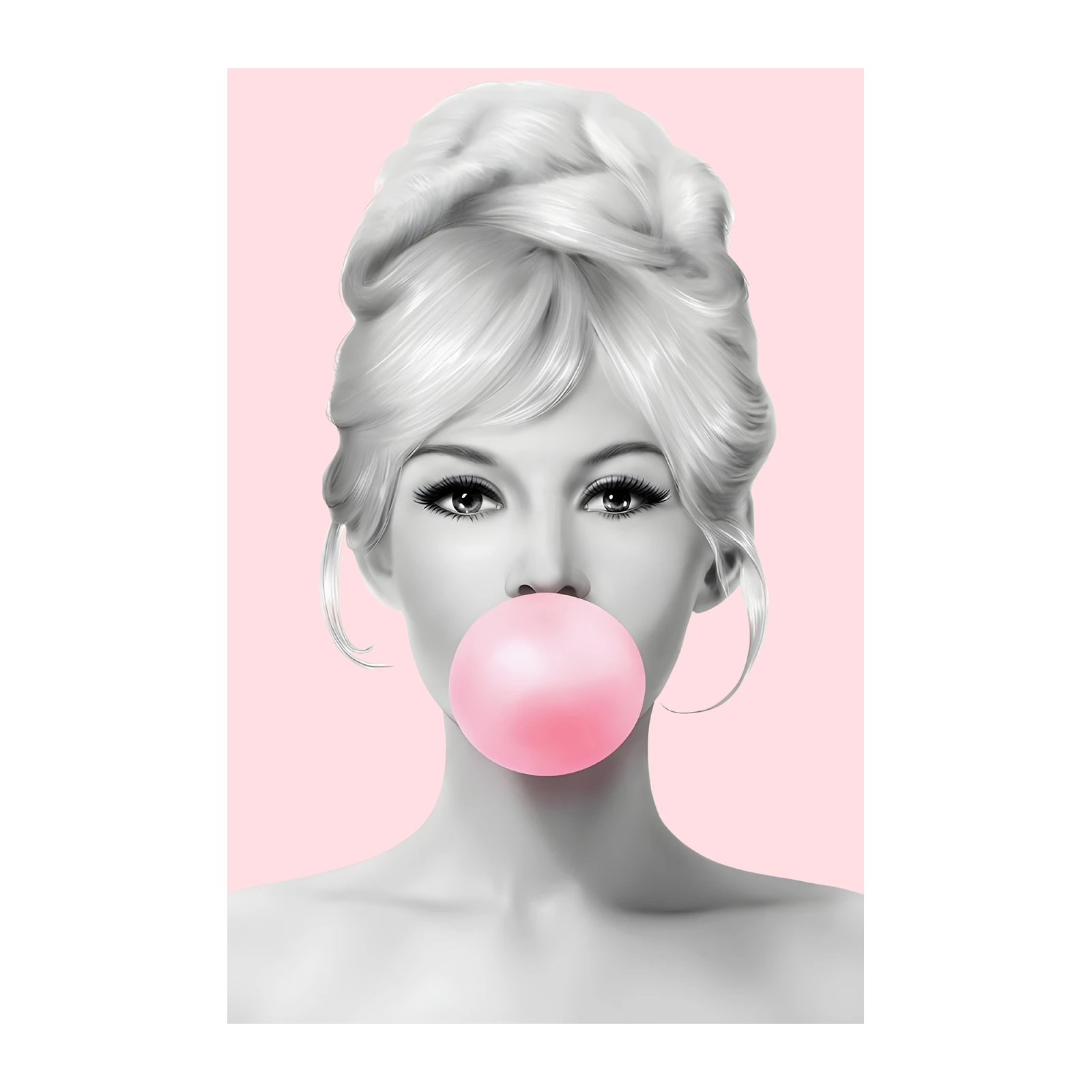 Glamorous Bubblegum Pop Art Wall Art
