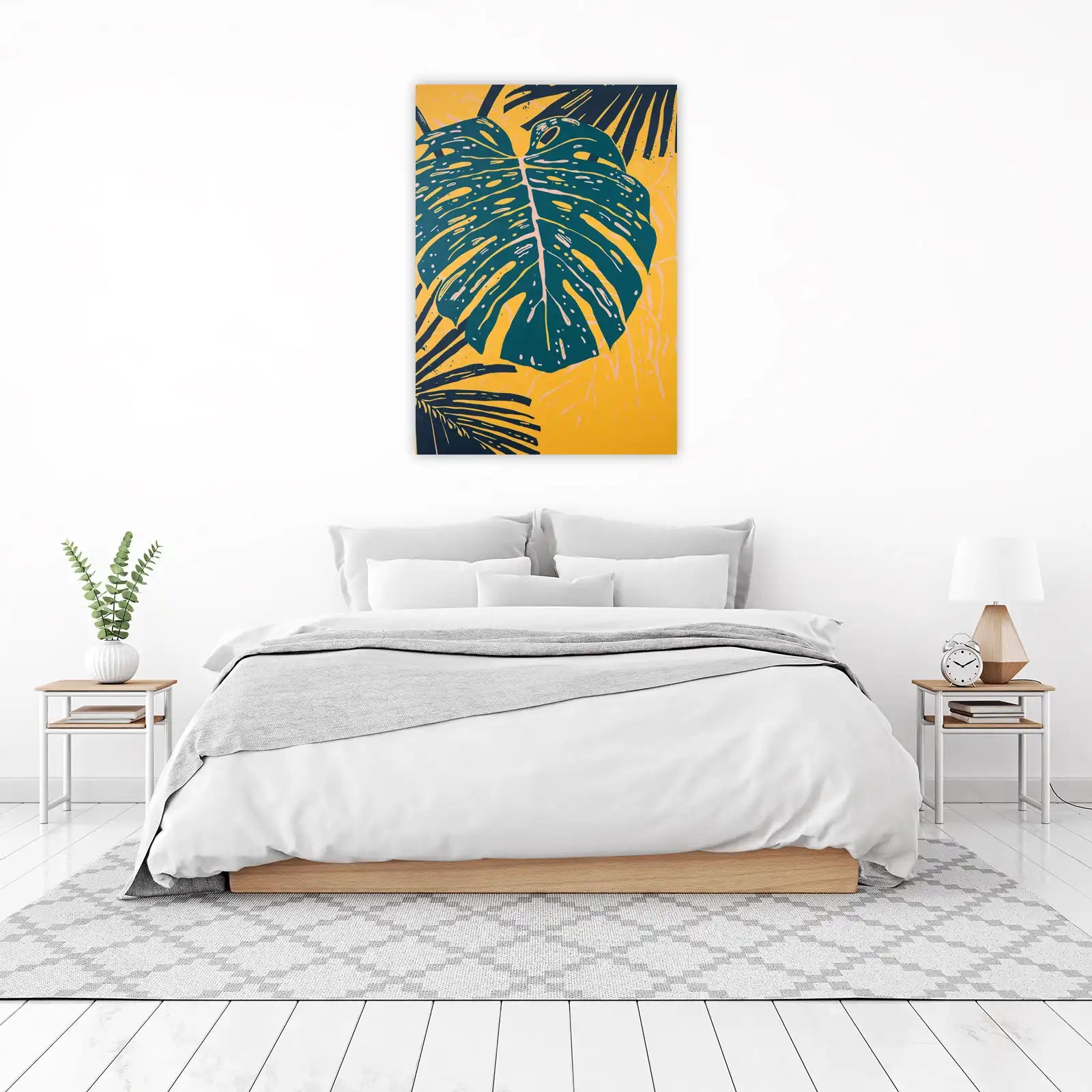 Vibrant Tropical Leaf Wall Art Wall Art