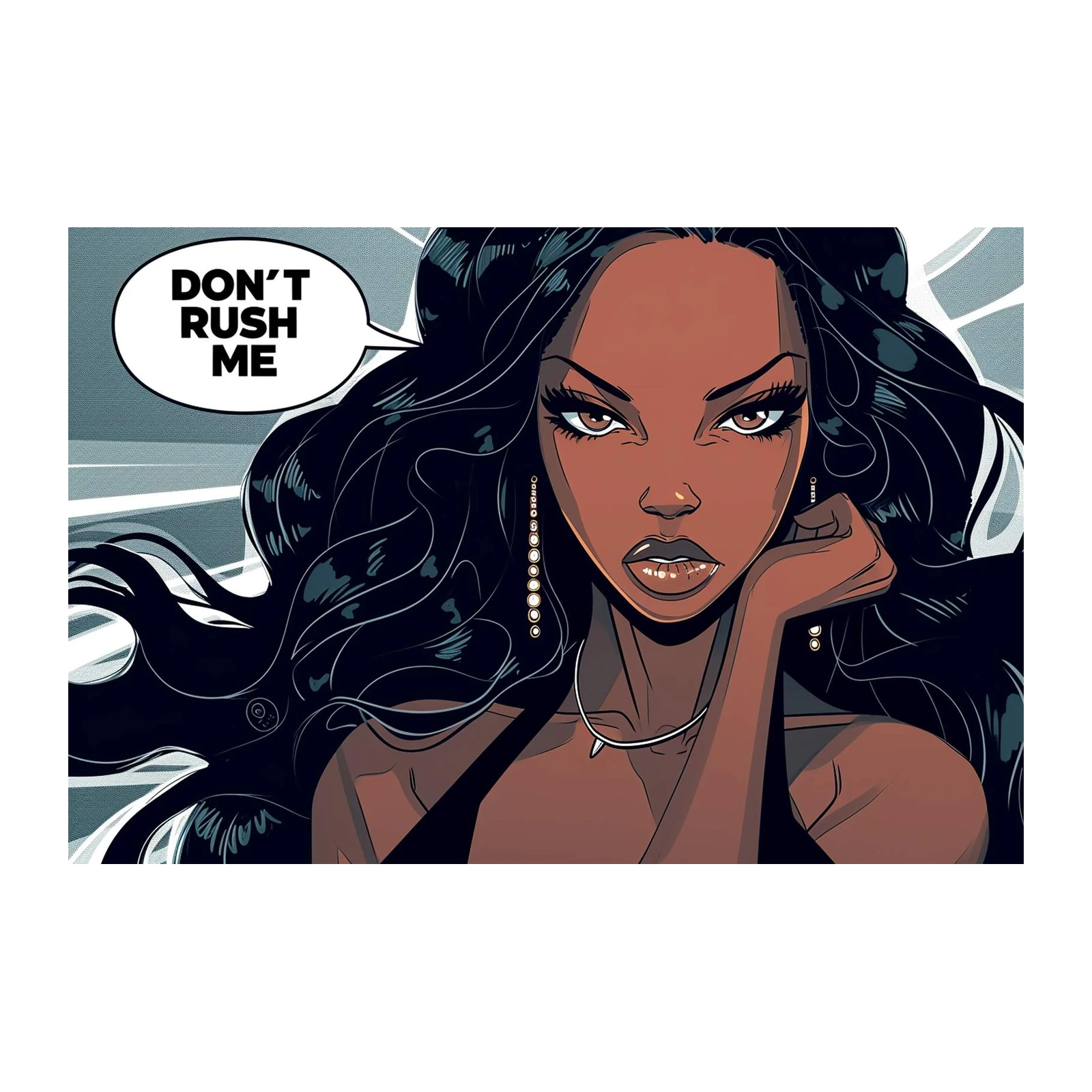 Don't Rush Me Diva Pop Art Wall Art