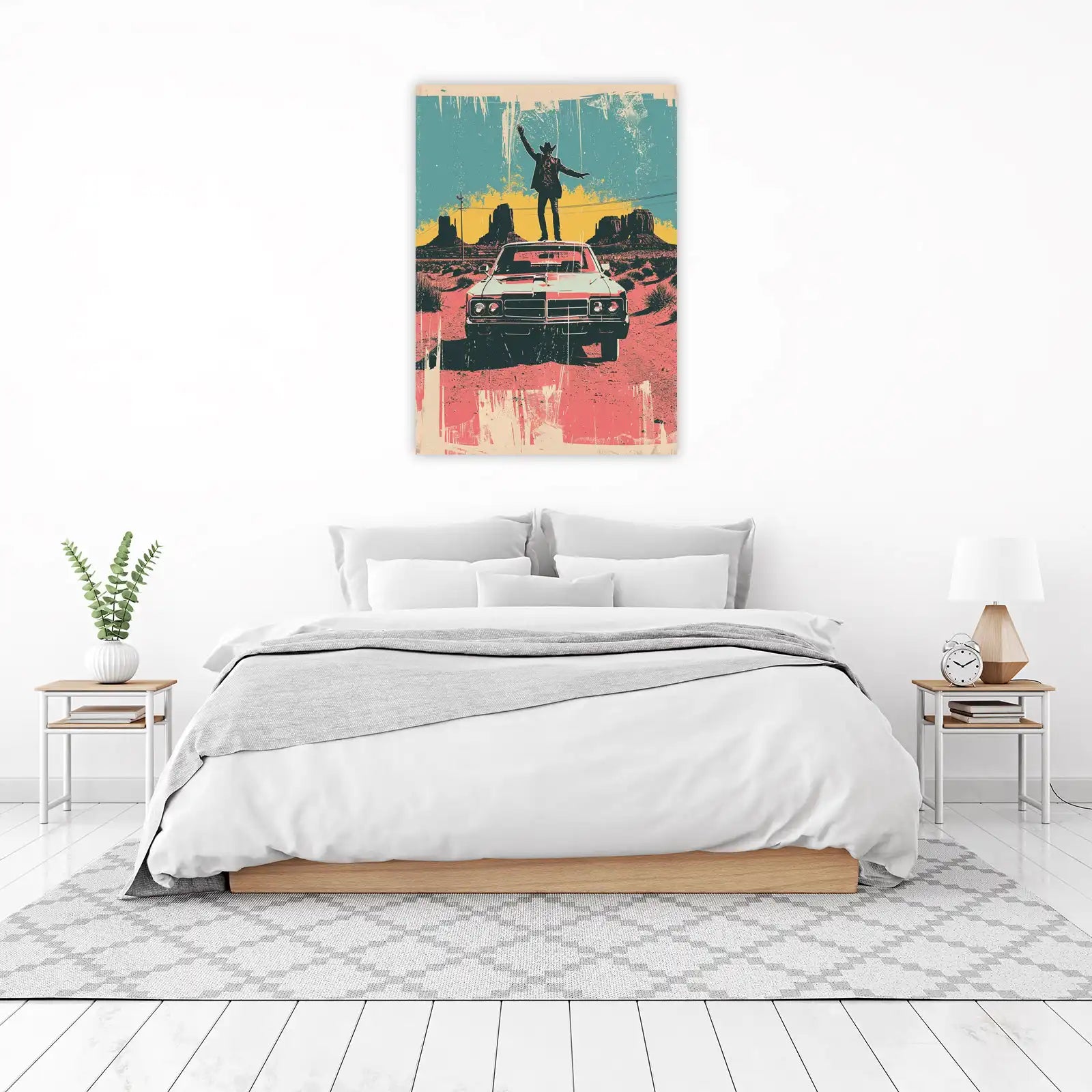 Desert Cowboy Freedom Wall Art