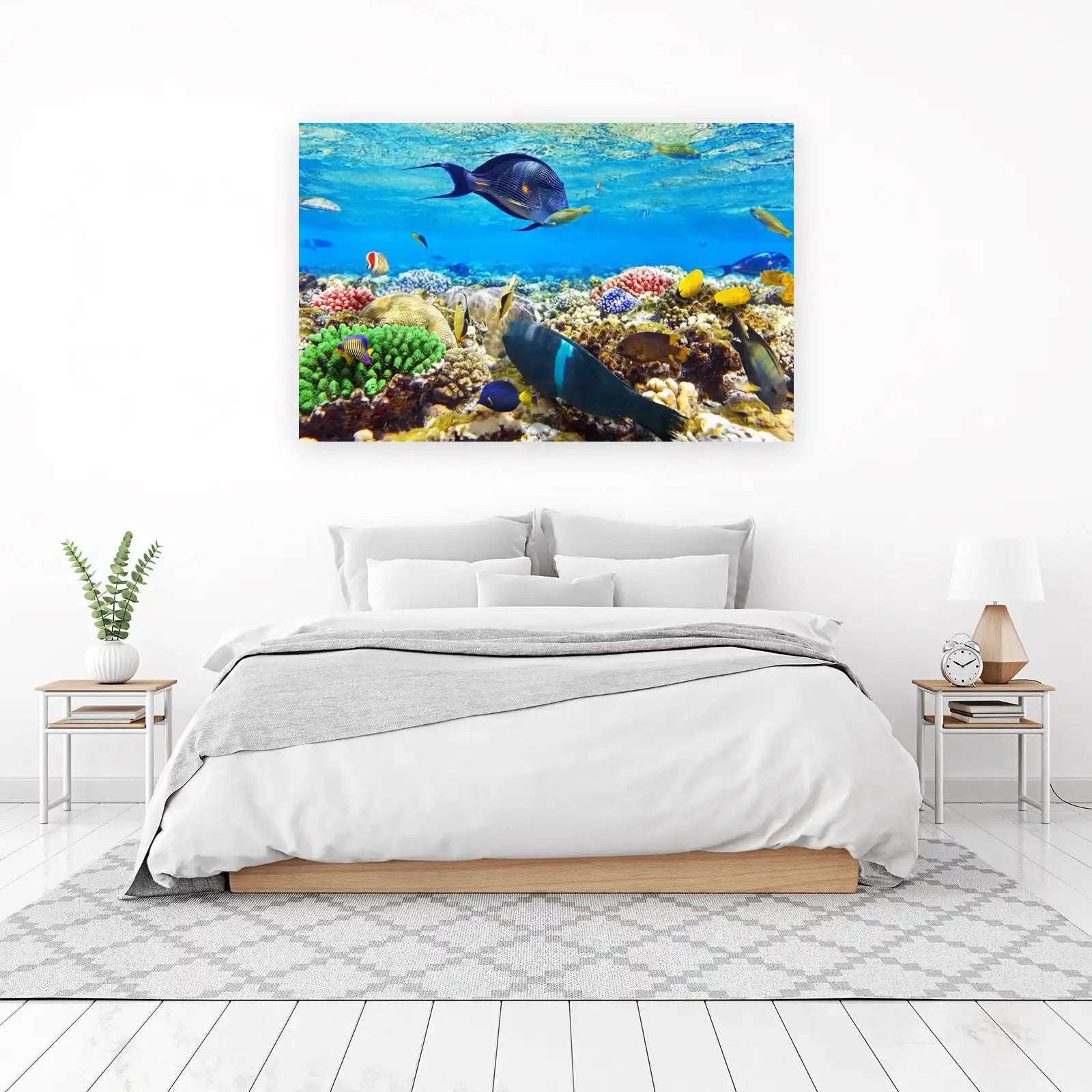 Vibrant Coral Reef Fish Wall Art | Ocean Wall Art
