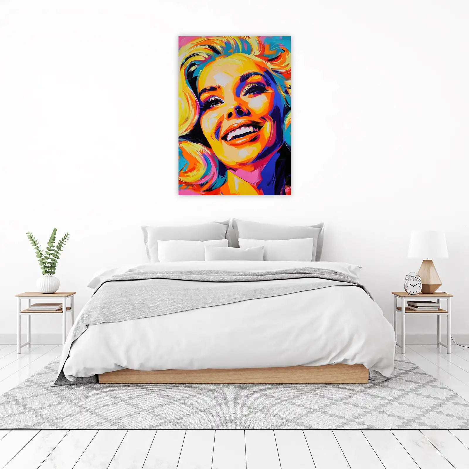 Vibrant Pop Art Portrait Wall Art