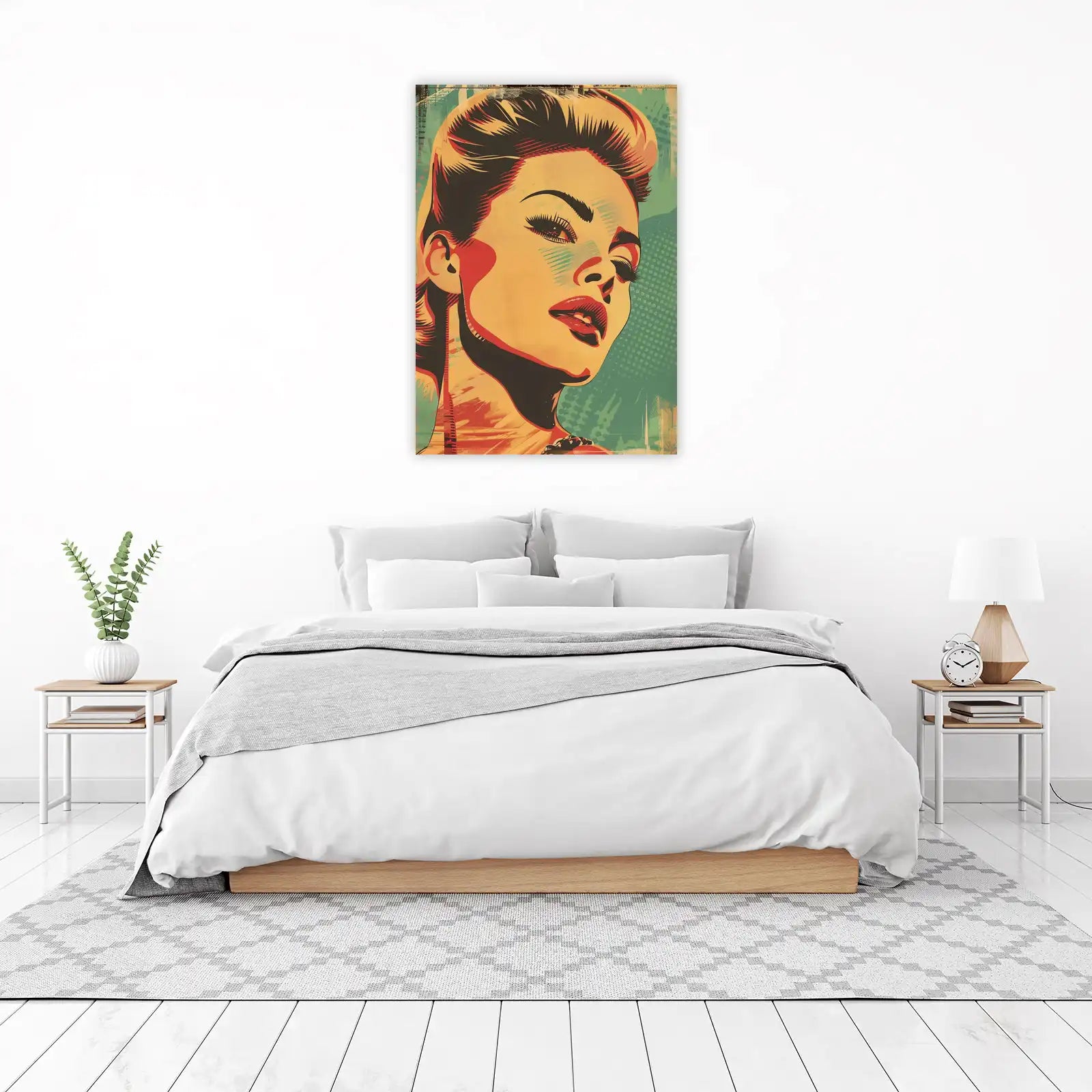 Retro Pop Art Woman Wall Art