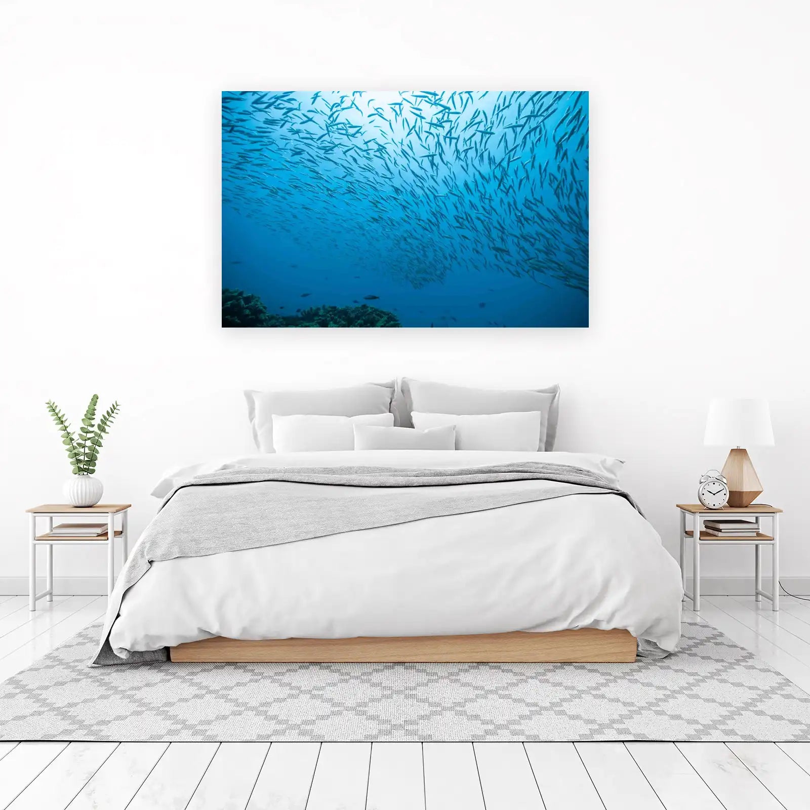 Ocean School of Fish Wall Art