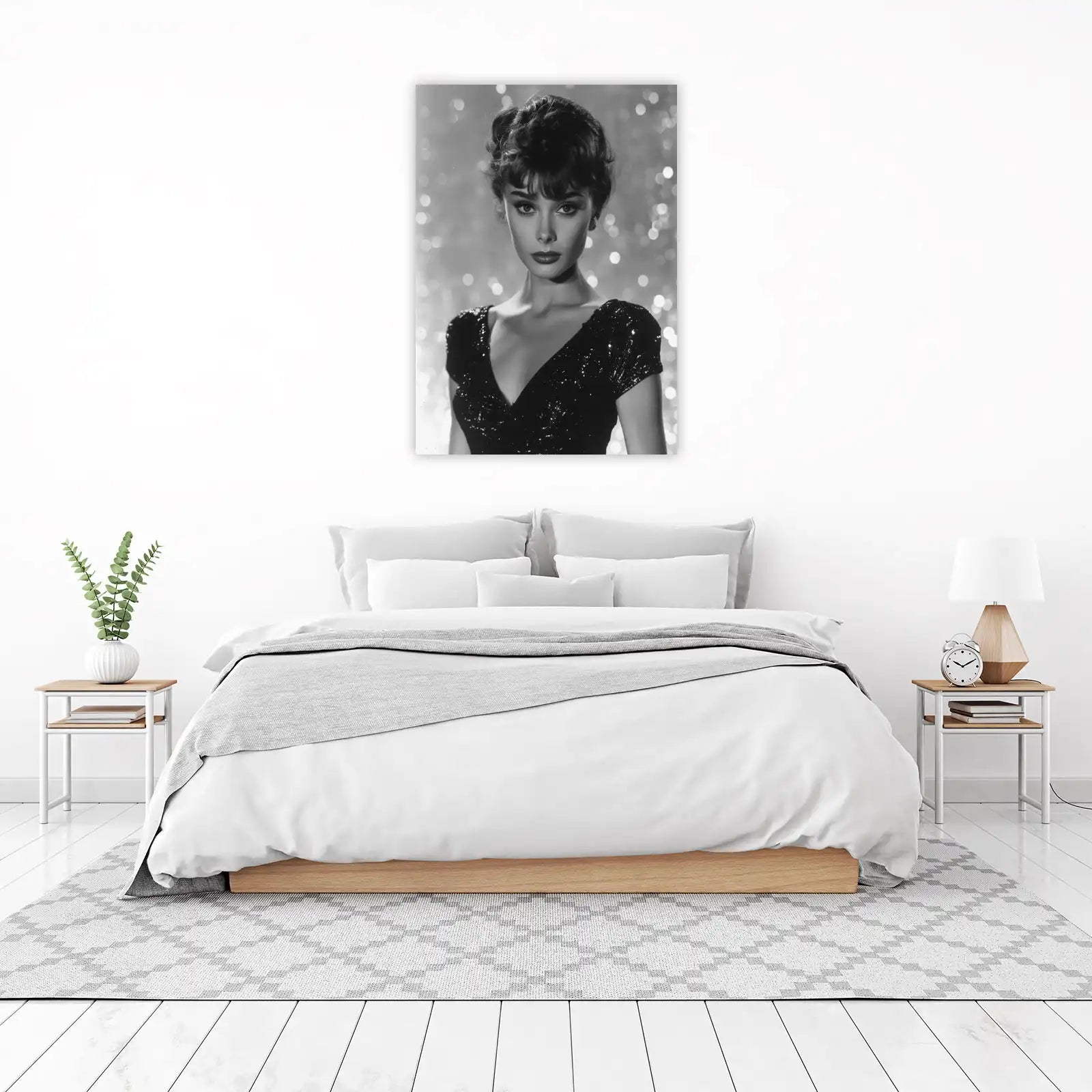 Iconic Audrey Hepburn Glamour Wall Art