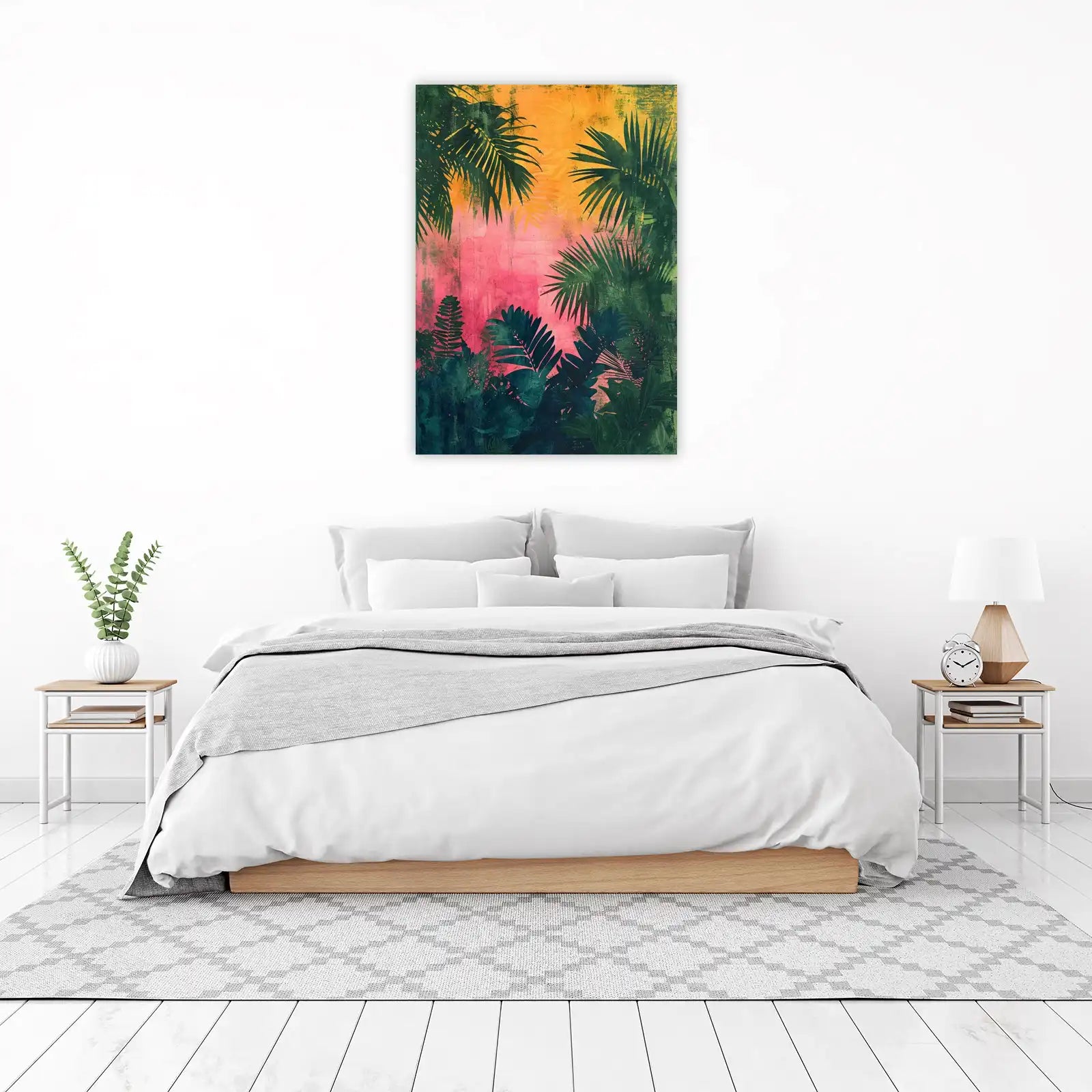 Vibrant Tropical Leaves Wall Art