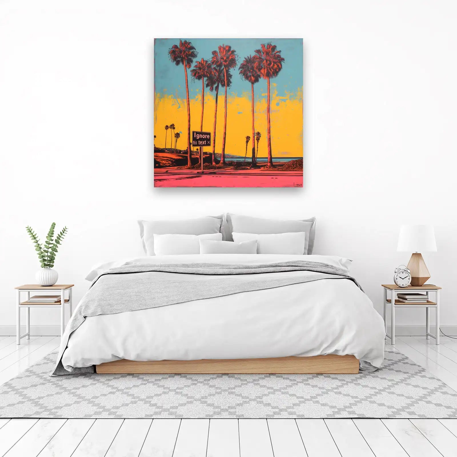 Vibrant Palm Trees Pop Art Wall Art