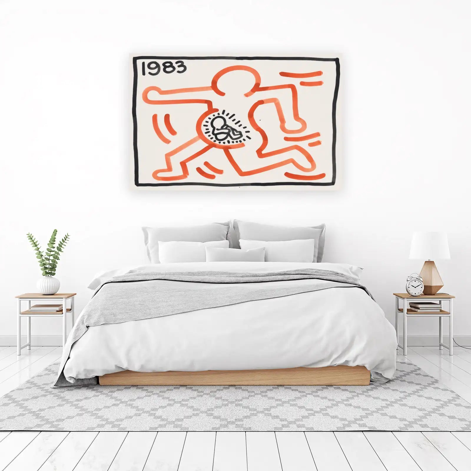 Keith Haring 1983 "Radiant Baby" Wall Art