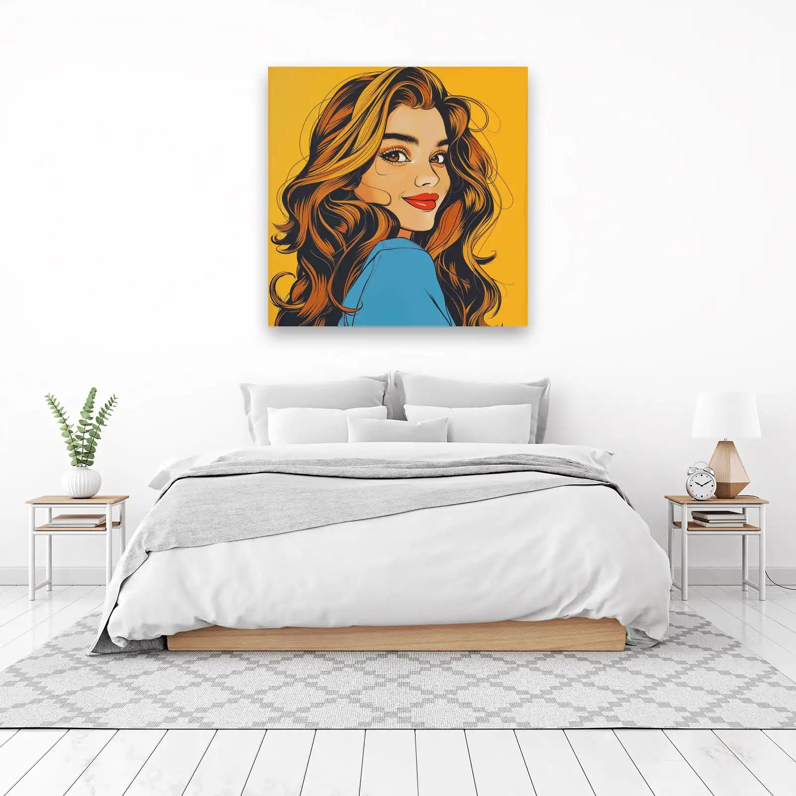Retro Pop Art Woman Wall Art