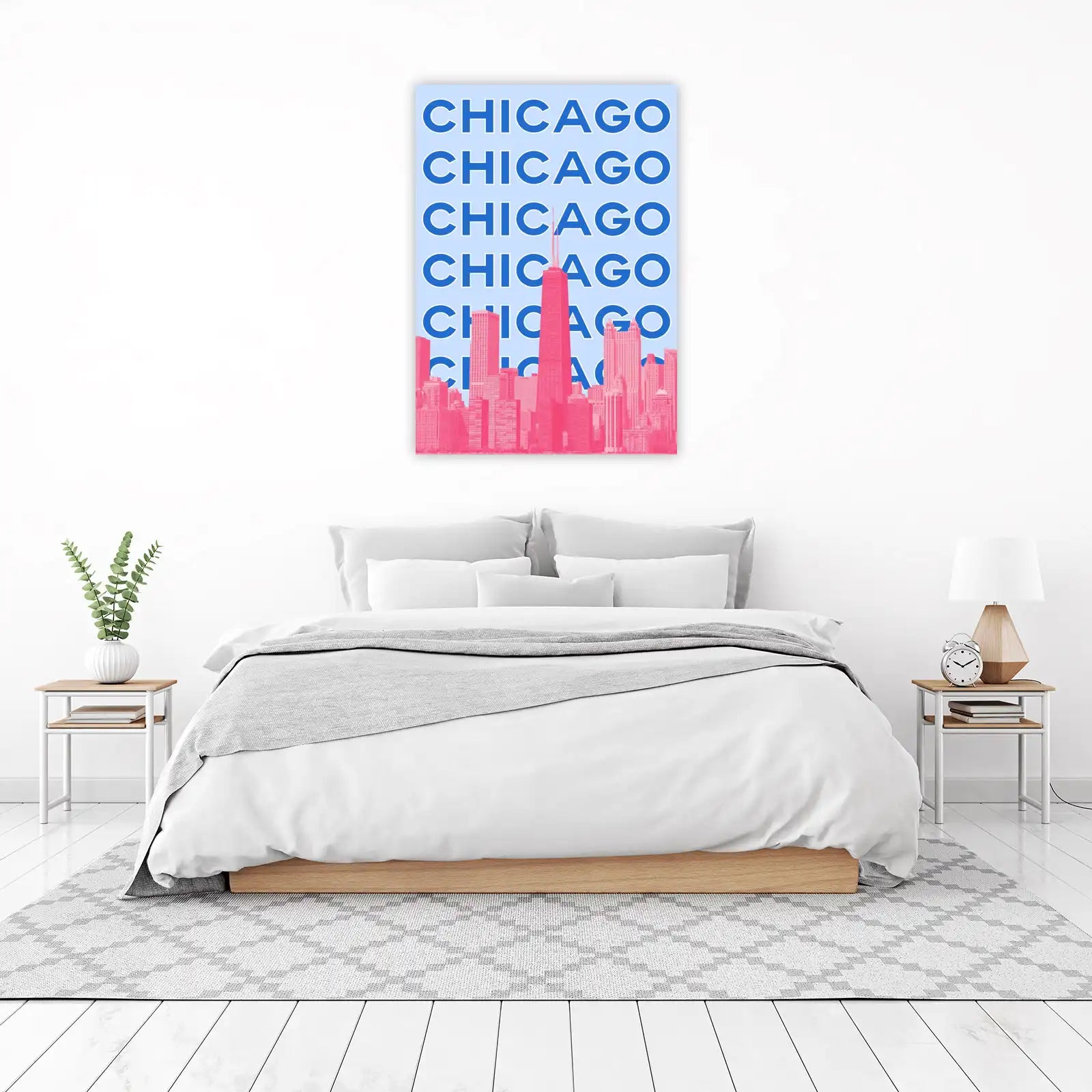Chicago Skyline Pop Art Wall Art