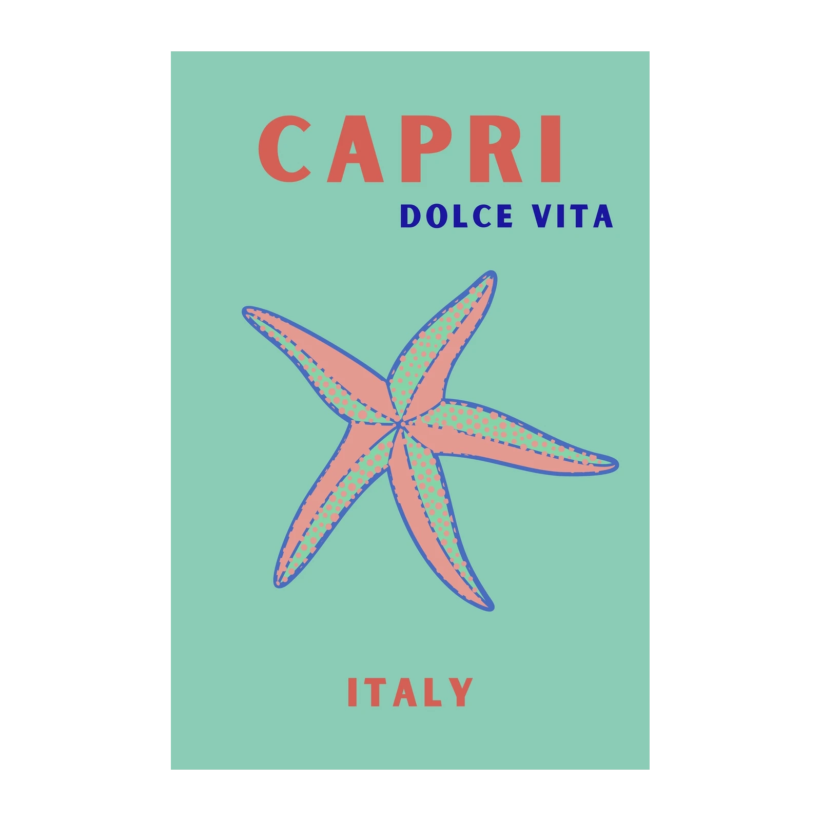 Capri Dolce Vita Starfish Wall Art