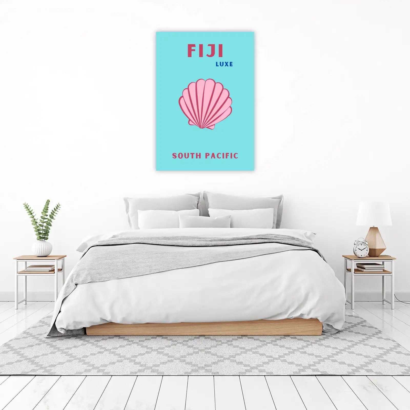 Fiji Luxe Tropical Seashell Wall Art