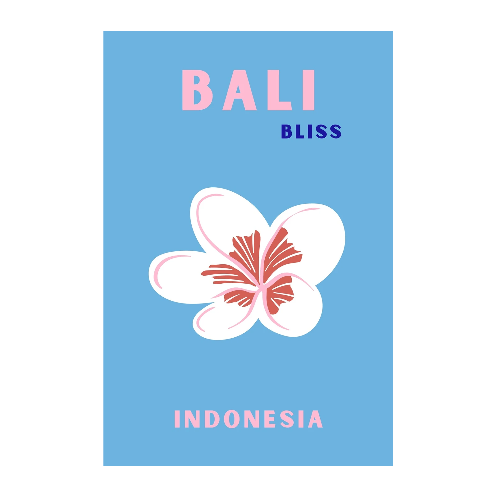 Bali Bliss Floral Indonesia Wall Art