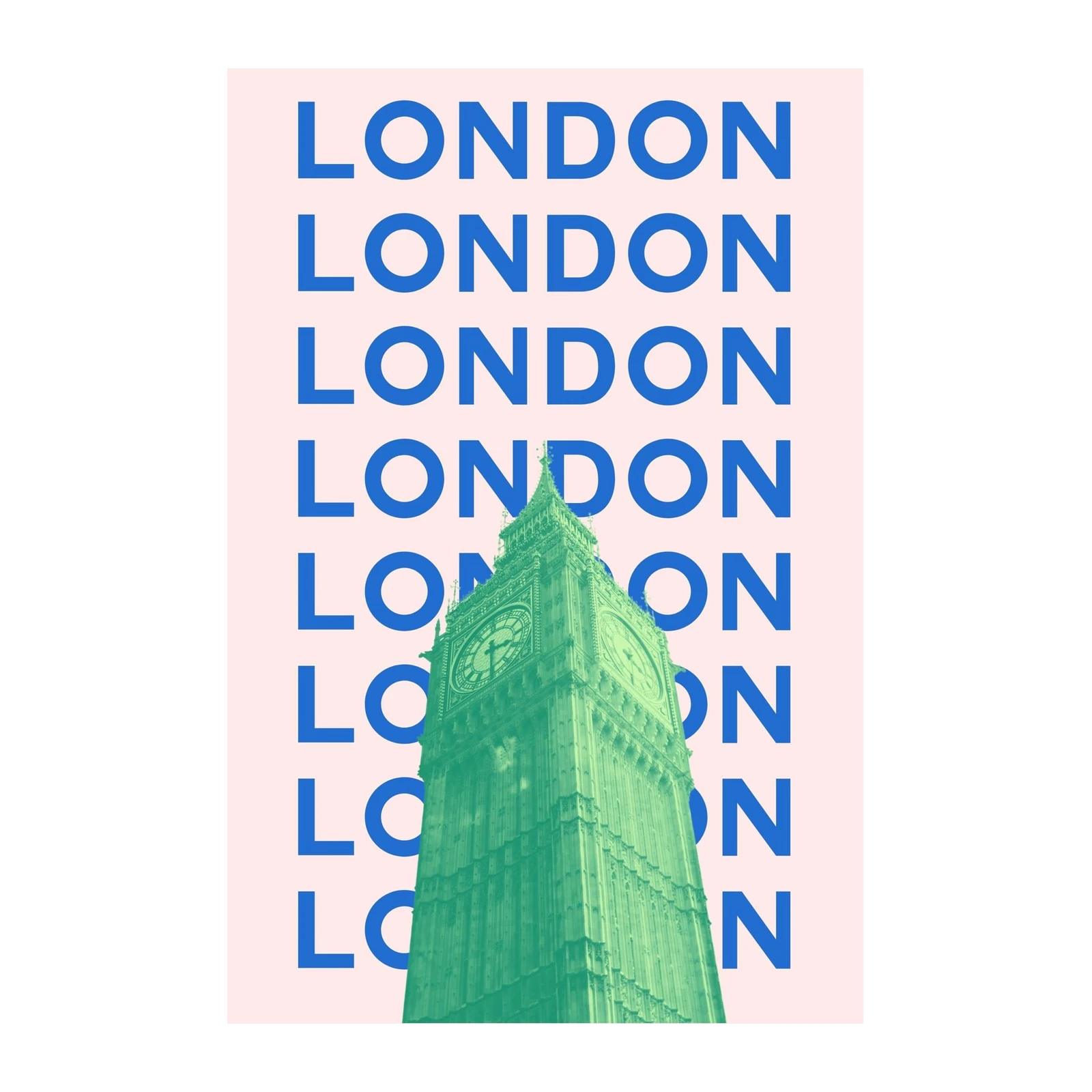 Bold London Big Ben Pop Art Wall Art