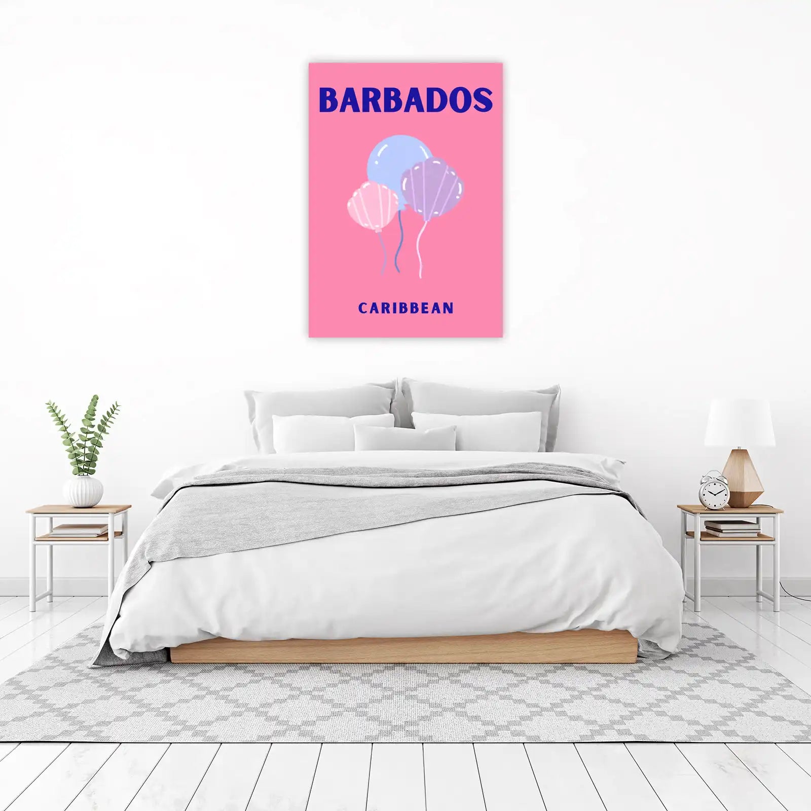 Vibrant Barbados Balloons Caribbean Wall Art