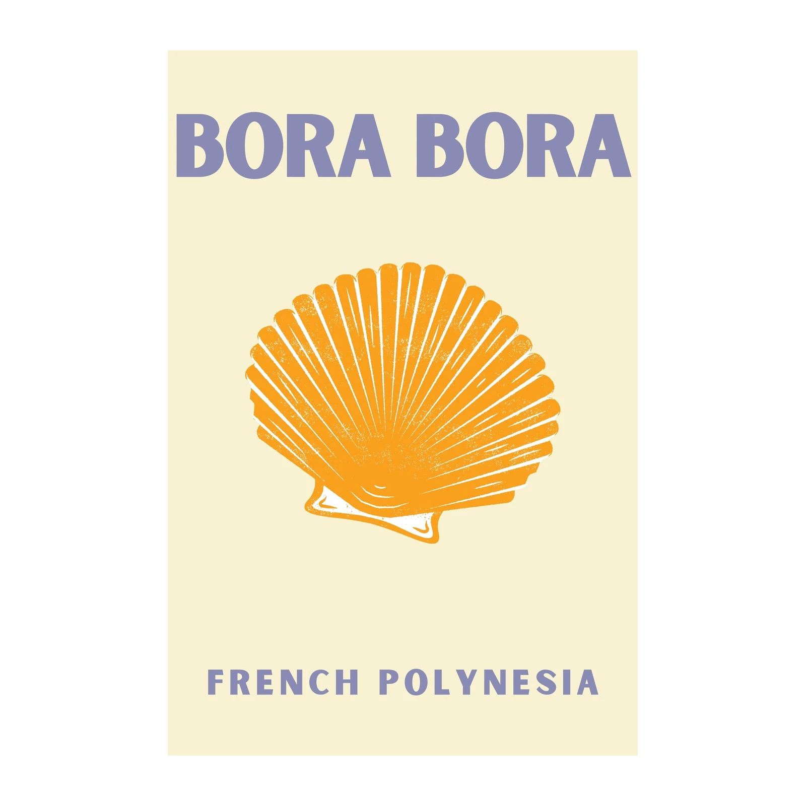 Bora Bora Scallop French Polynesia Wall Art