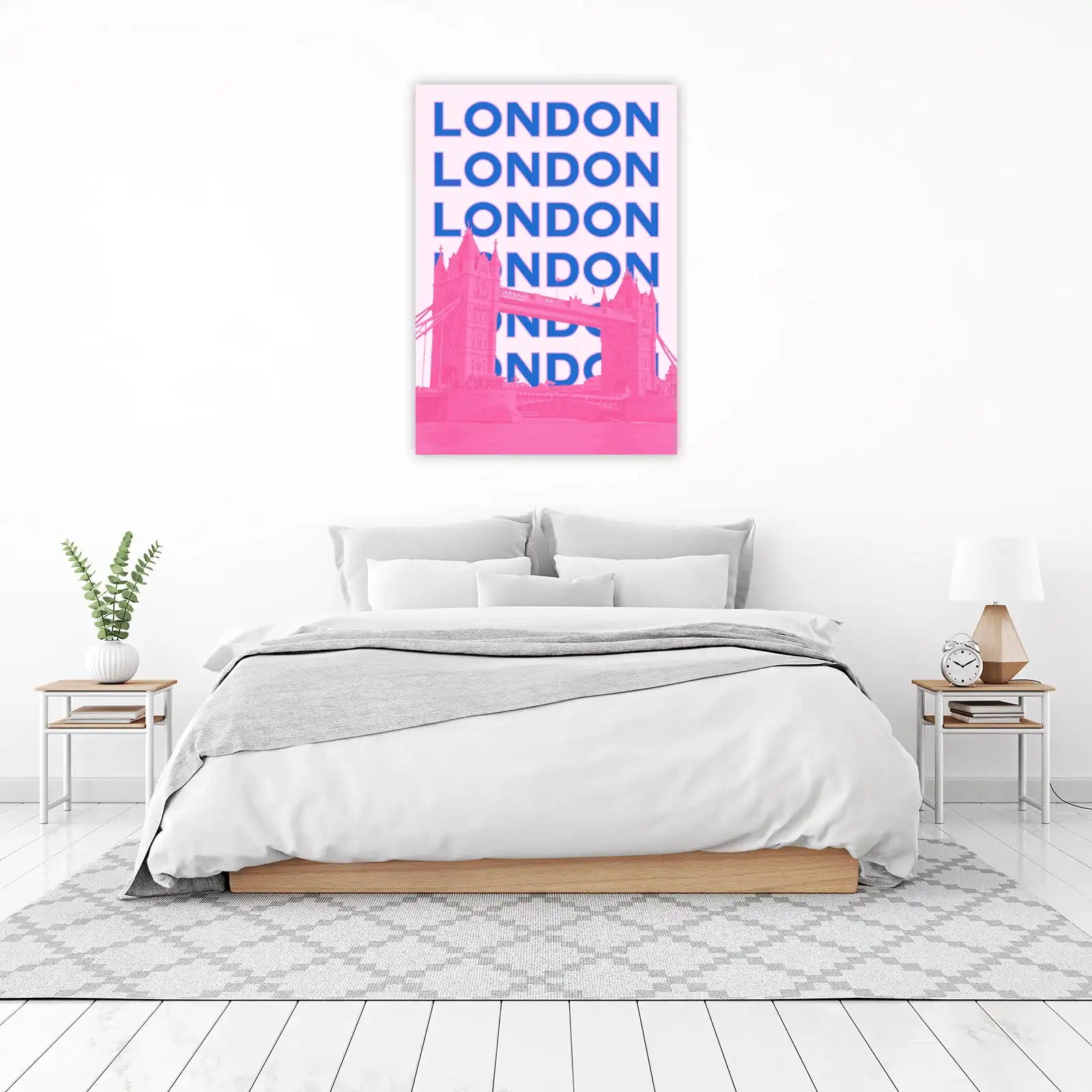 Vibrant London Tower Bridge Pop Art Wall Art