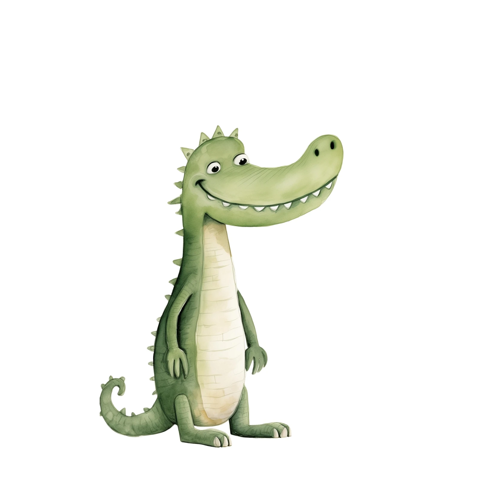Happy Green Dinosaur Wall Art Wall Art
