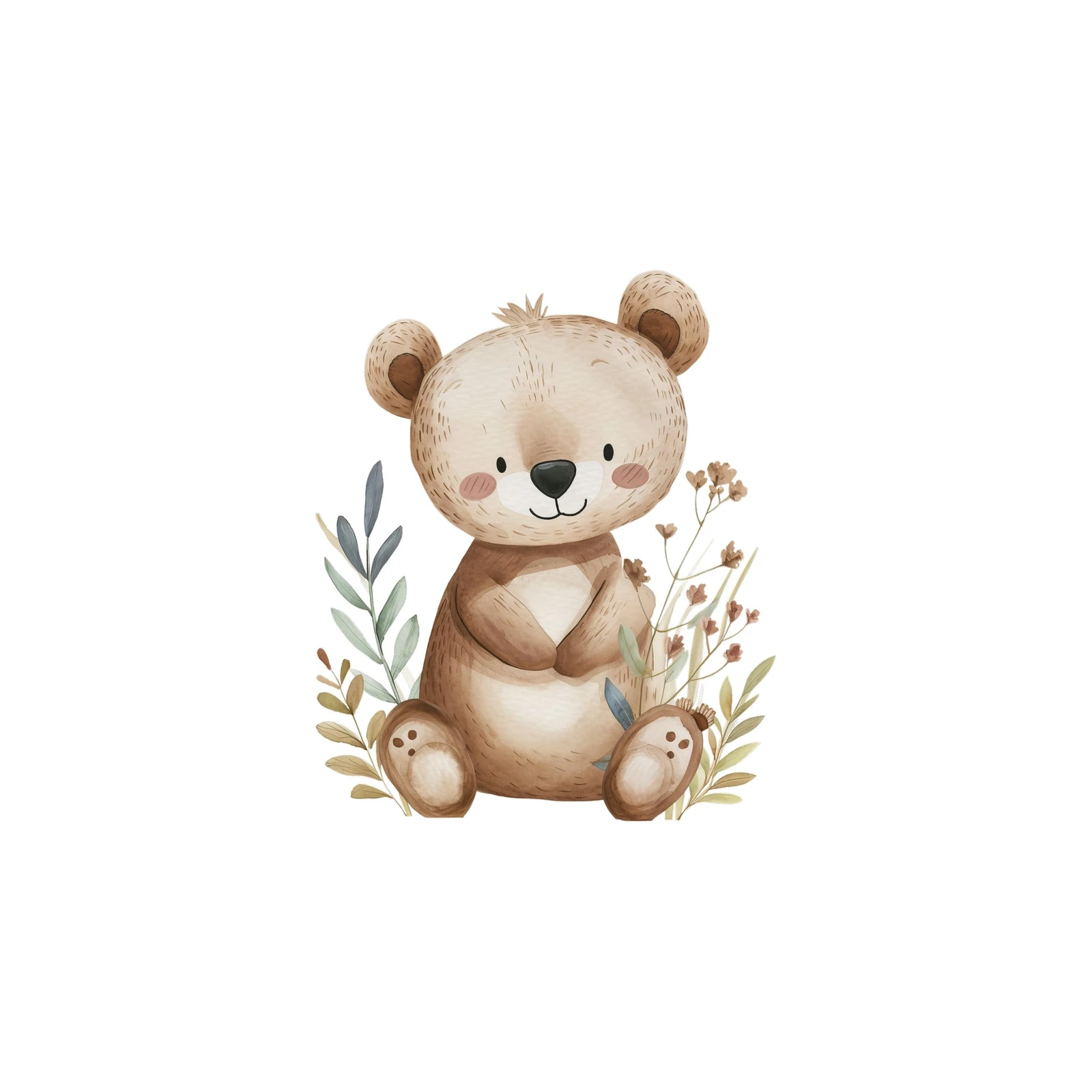 Cute Bear Nursery Art Wall Art