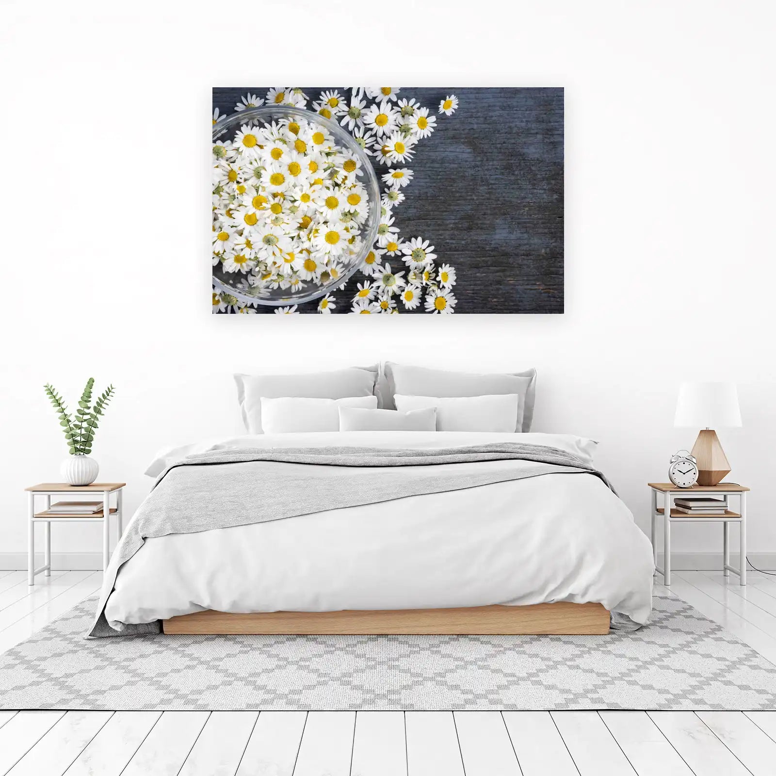Fresh Daisy Meadow Serenity Wall Art