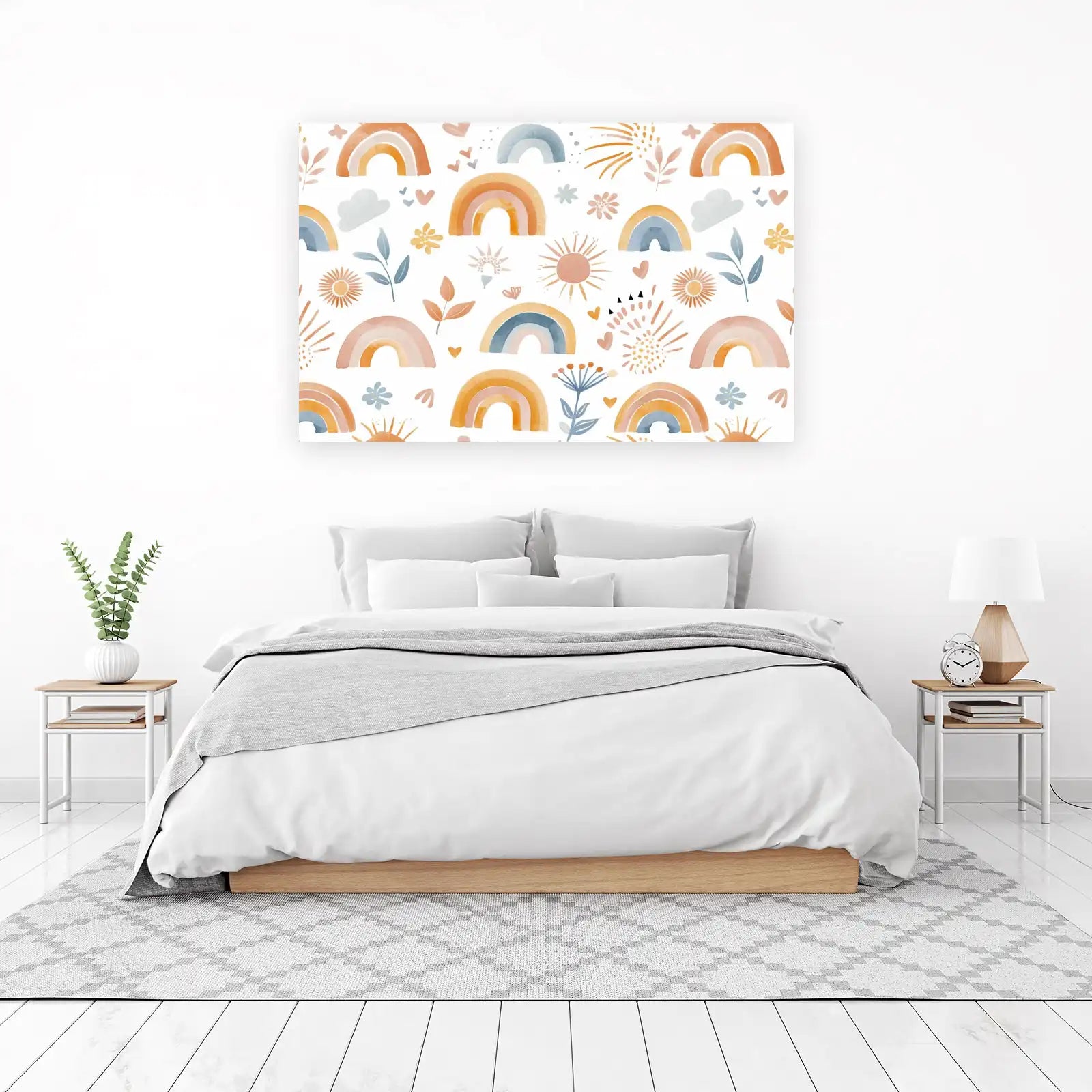 Boho Rainbows & Sunrays Wall Art