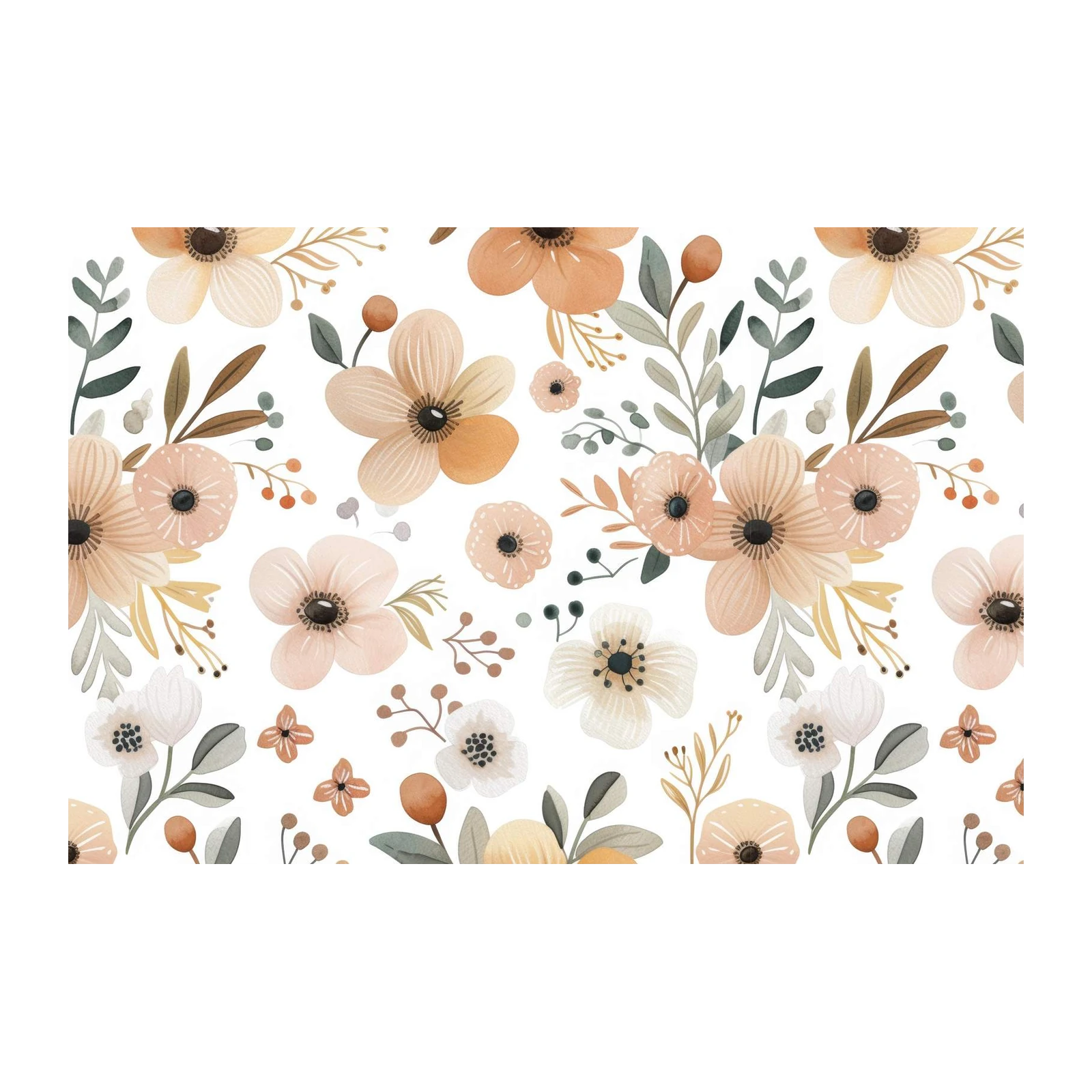 Bohemian Floral Dreams Wall Art