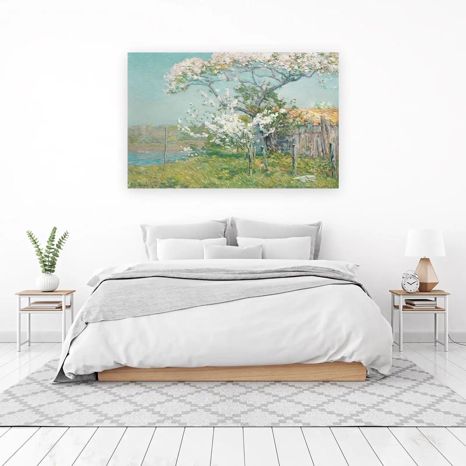 Spring Blossom Countryside Wall Art