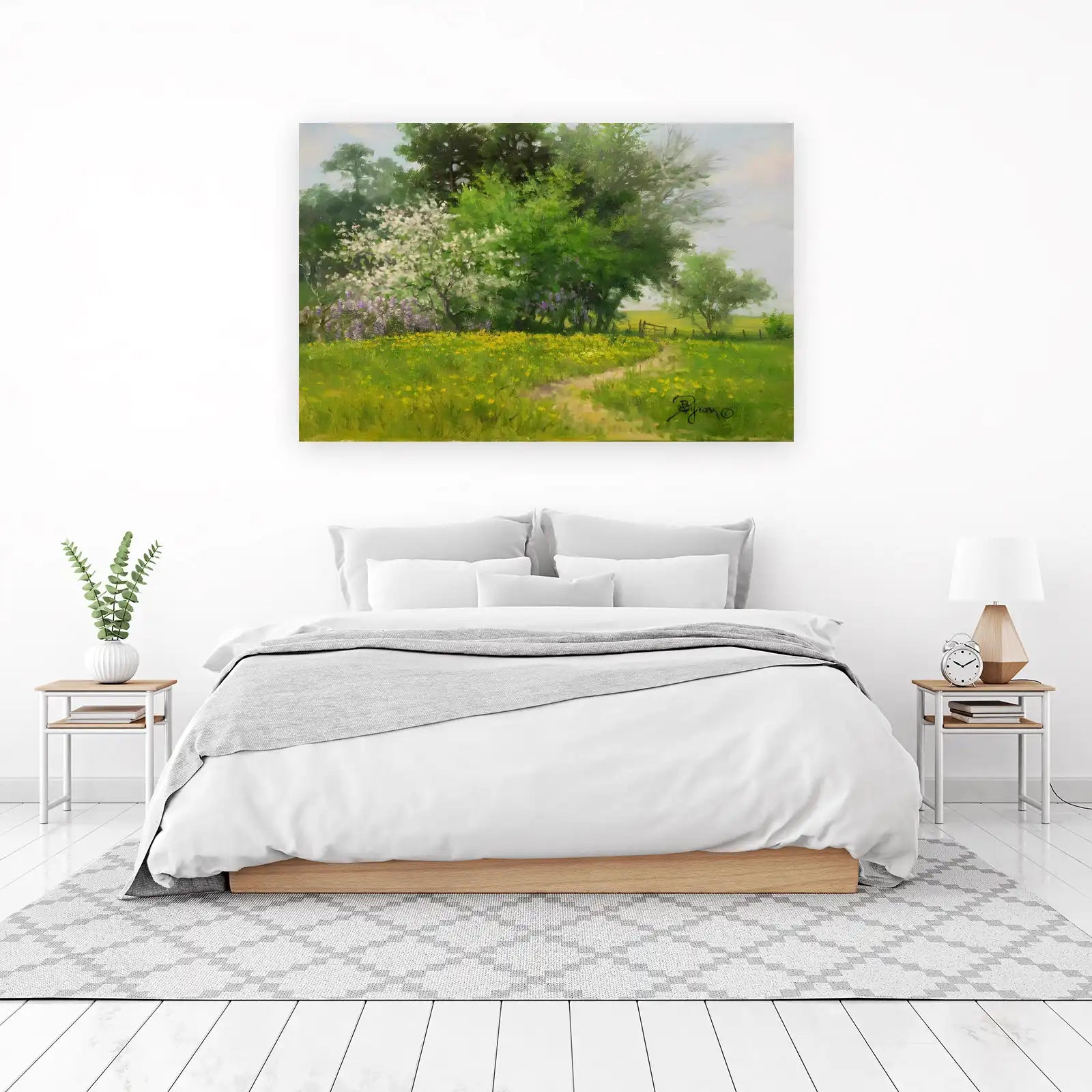Spring Meadow Path Wall Art