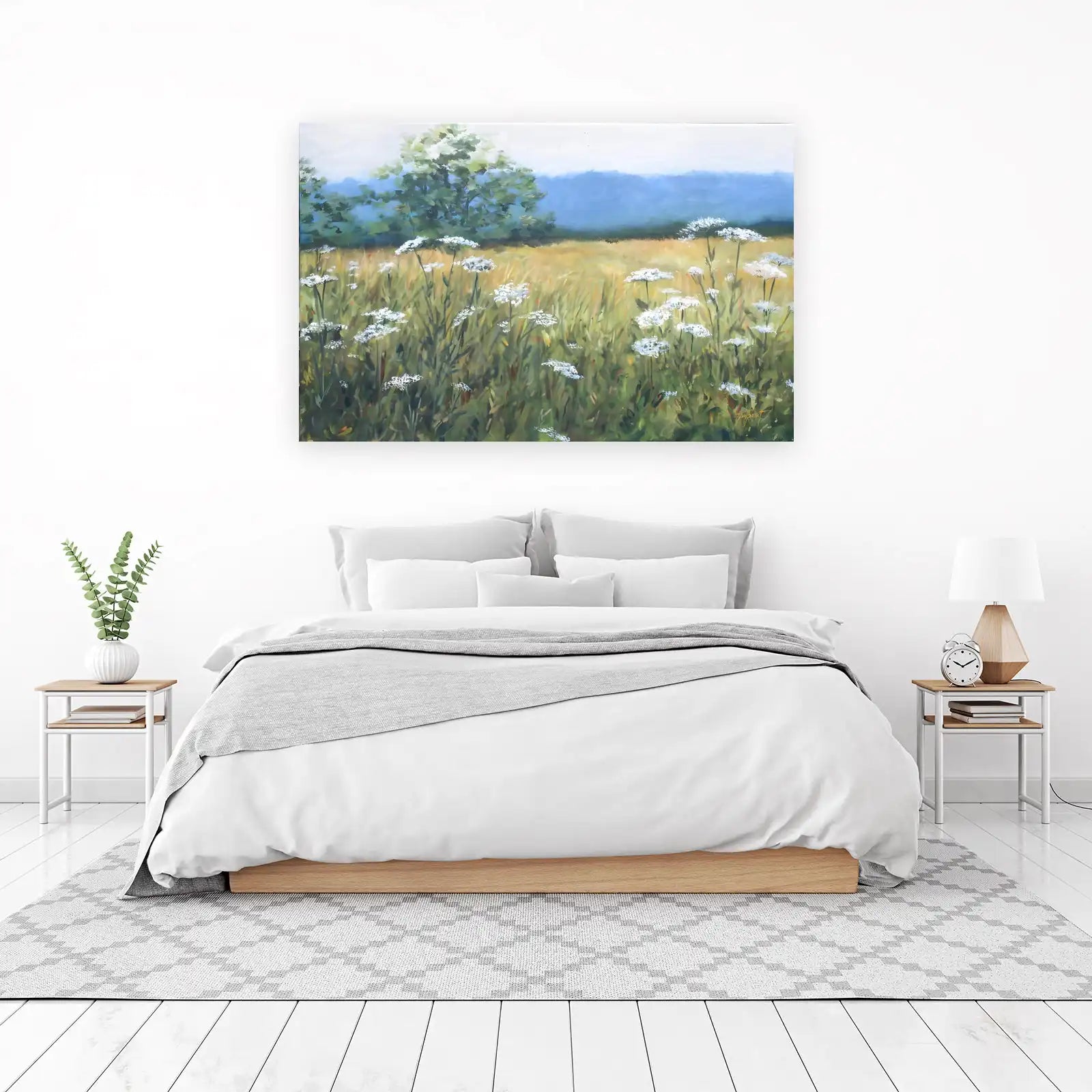 Serene Meadow Bloom Wall Art Wall Art