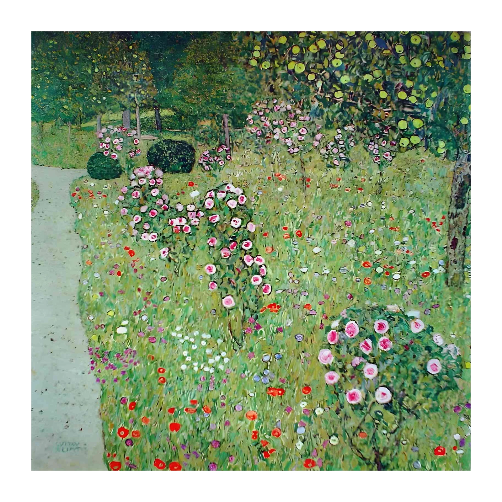 Gustav Klimt "The Kiss" Garden Wall Art