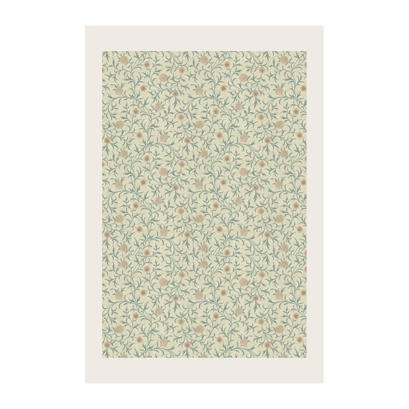 Vintage Floral Botanical Pattern Wall Art