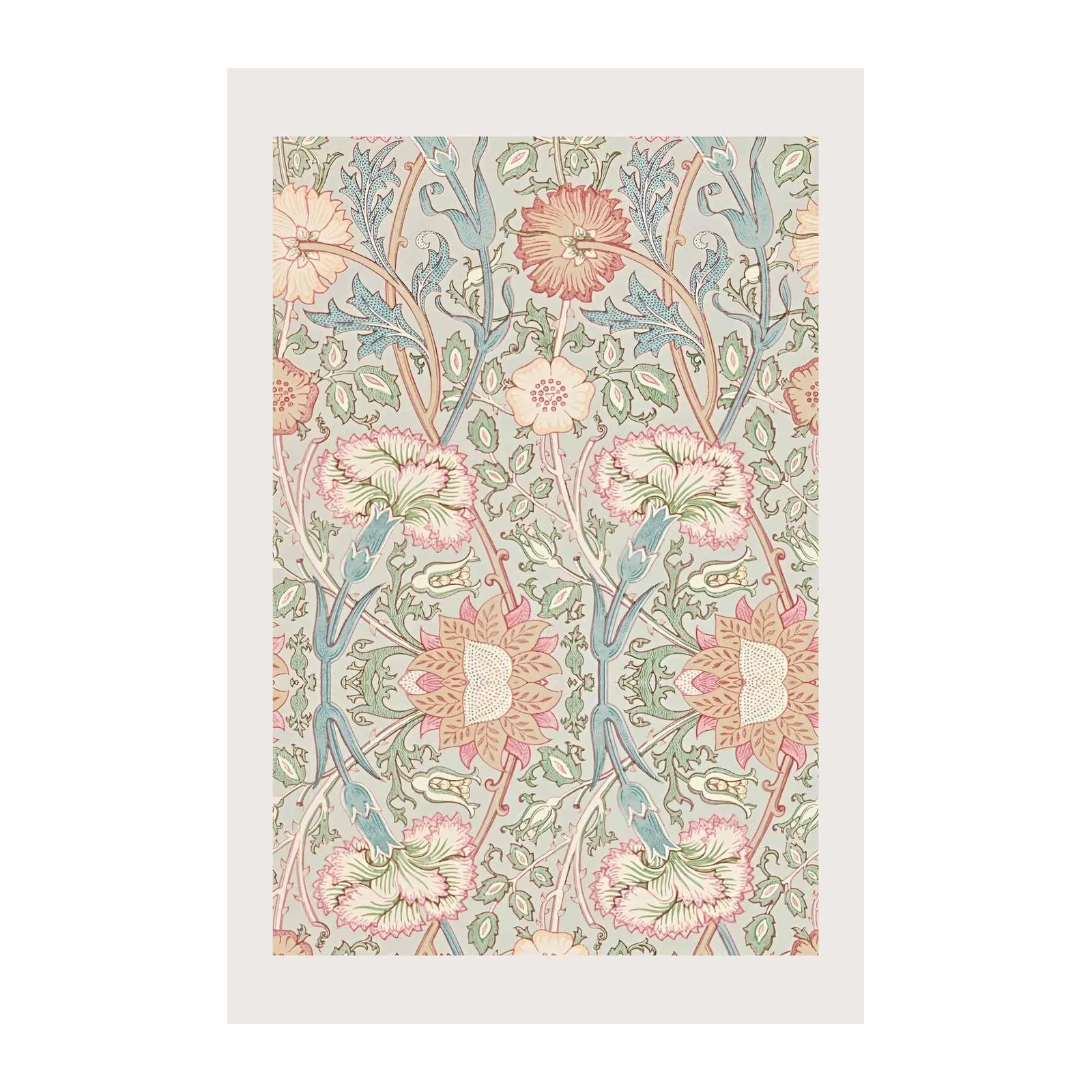 Vintage Floral Meadow Wall Art