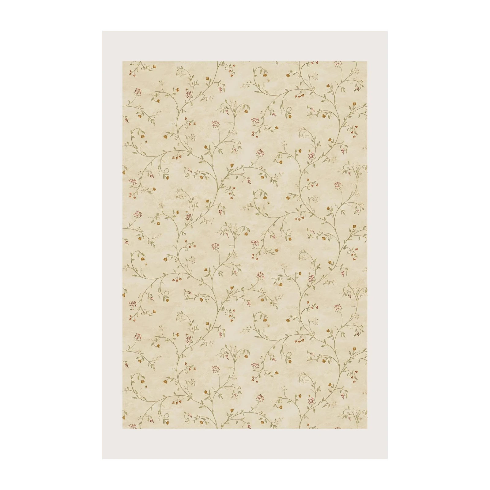 Vintage Floral Vines Botanical Wall Art