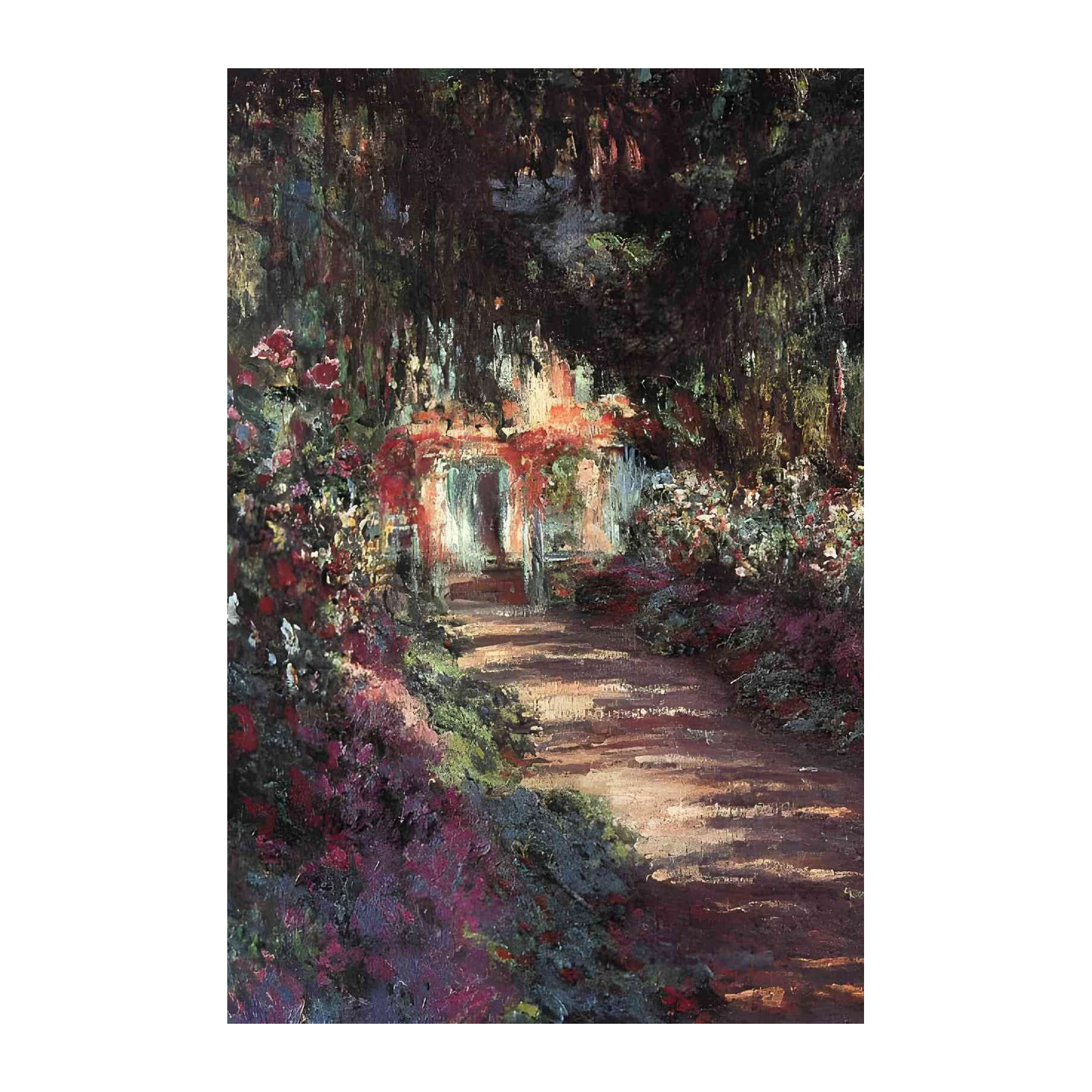 Enchanting Garden Path Impressionist Wall Art