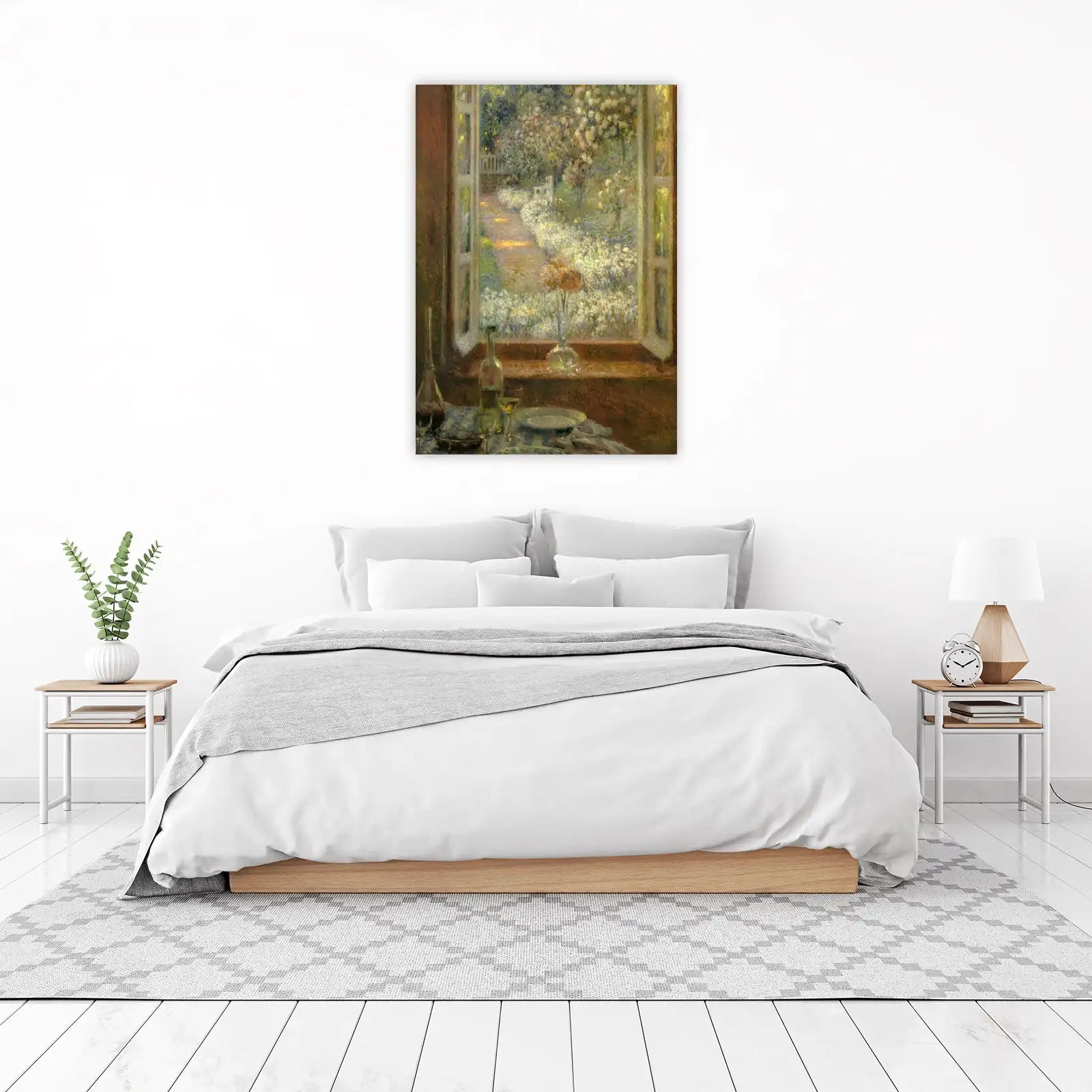 Open Window Garden Still Life Wall Art