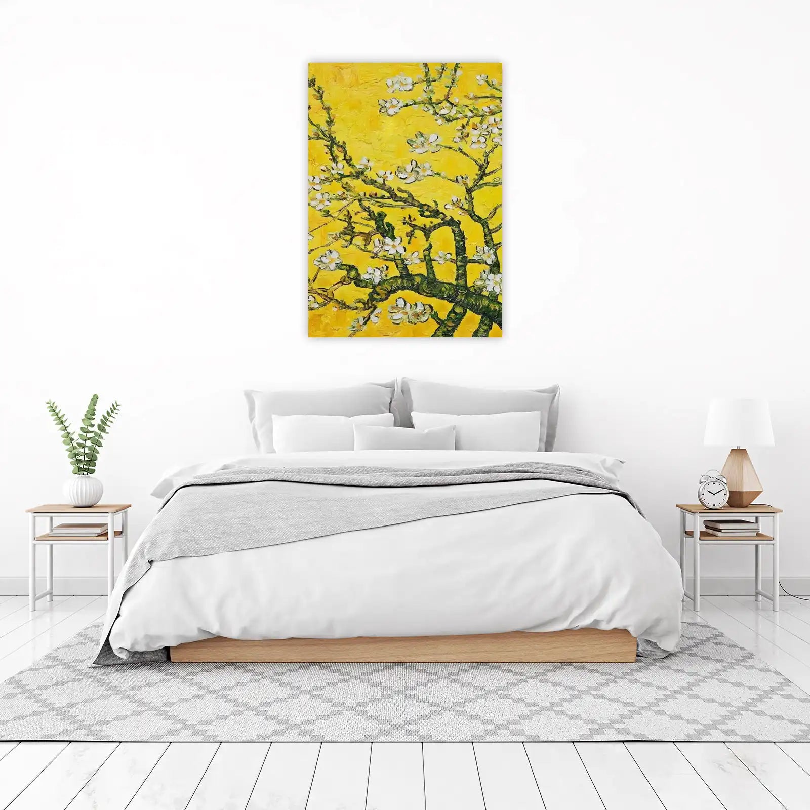 Vibrant Almond Blossom Art Wall Art