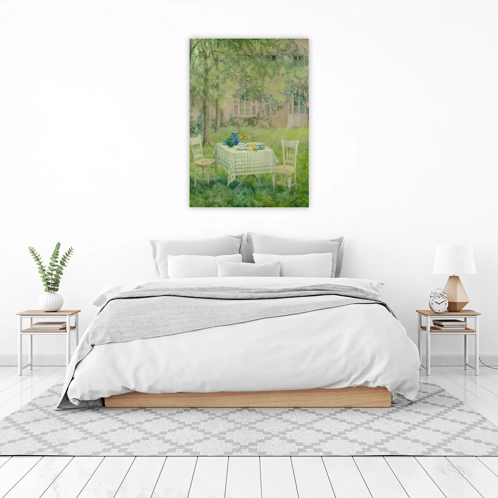 Serene Garden Tea Party Wall Art