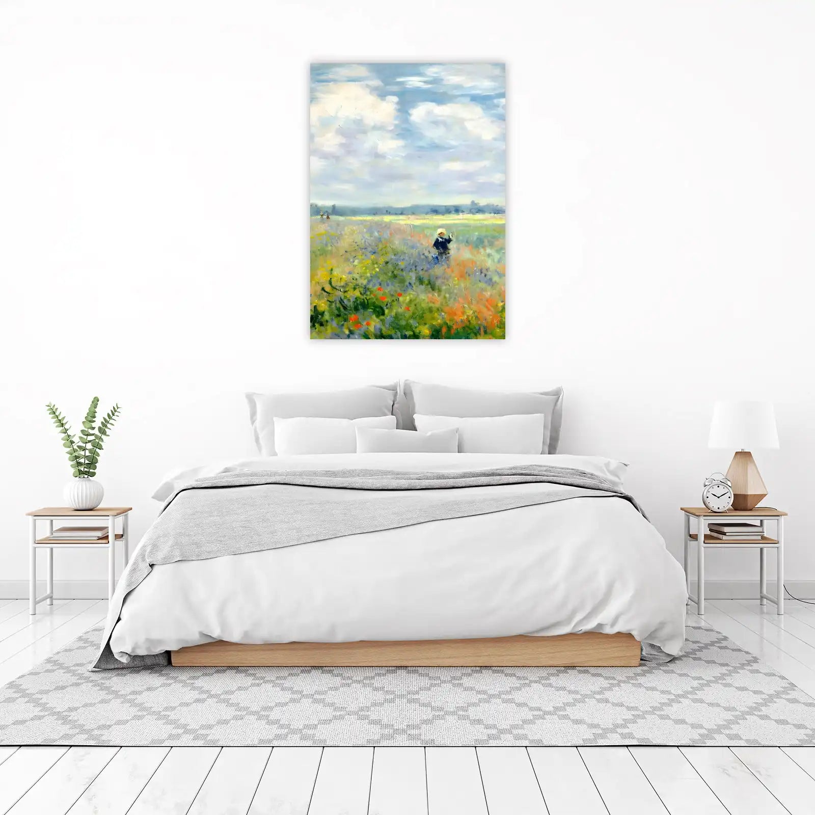 Impressionist Meadow Scene Wall Art