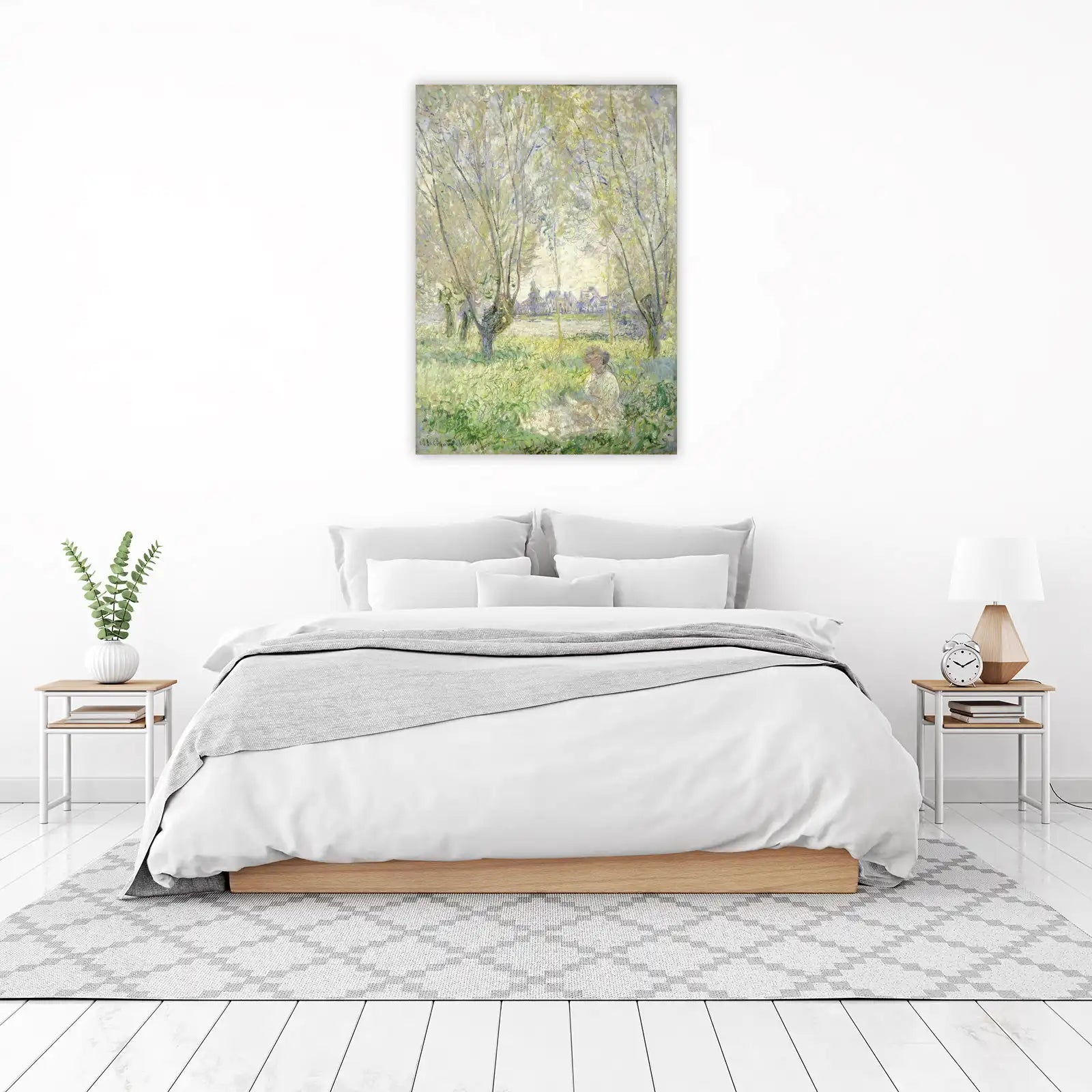 Impressionist Meadow Scene Wall Art