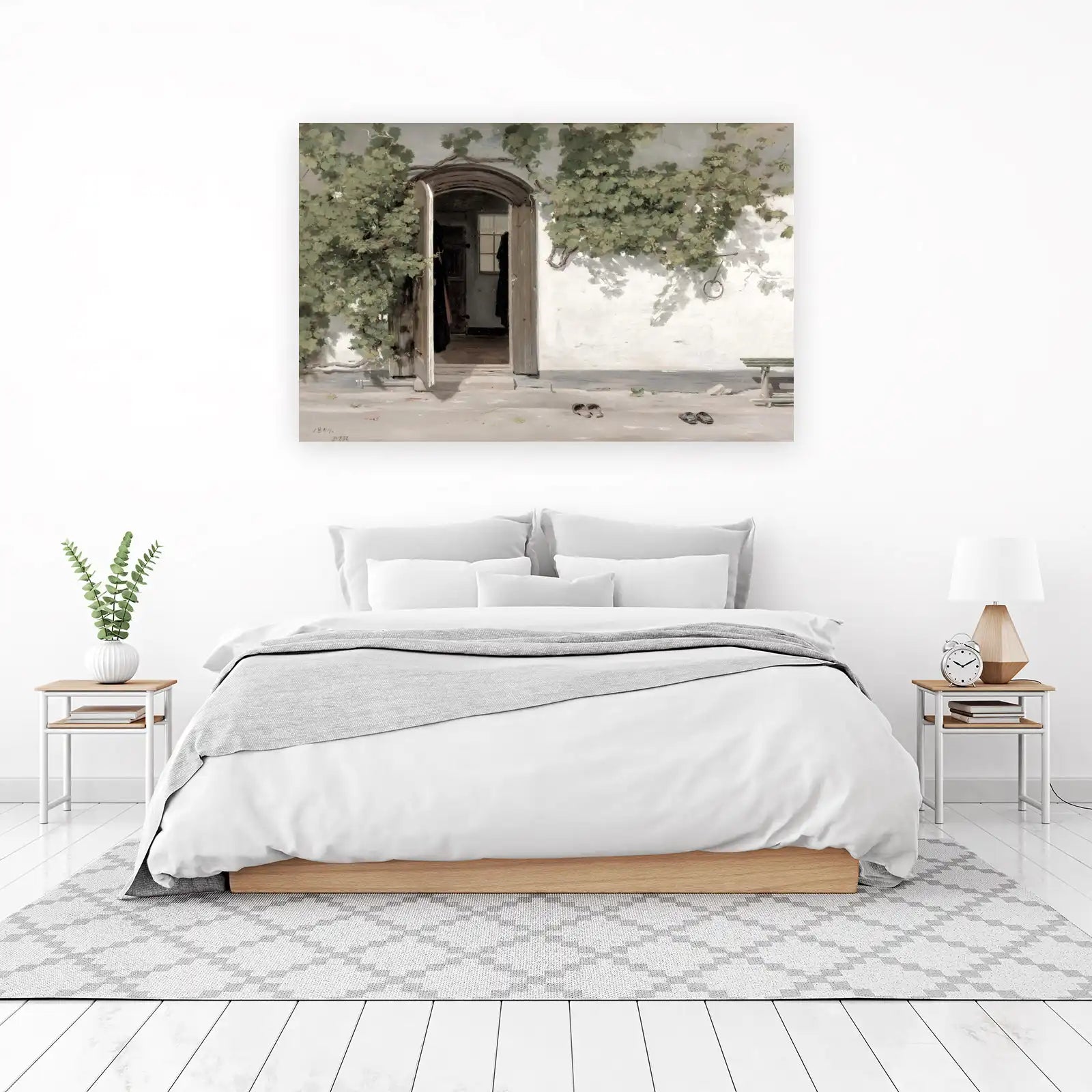 Inviting Doorway Vine Art Wall Art