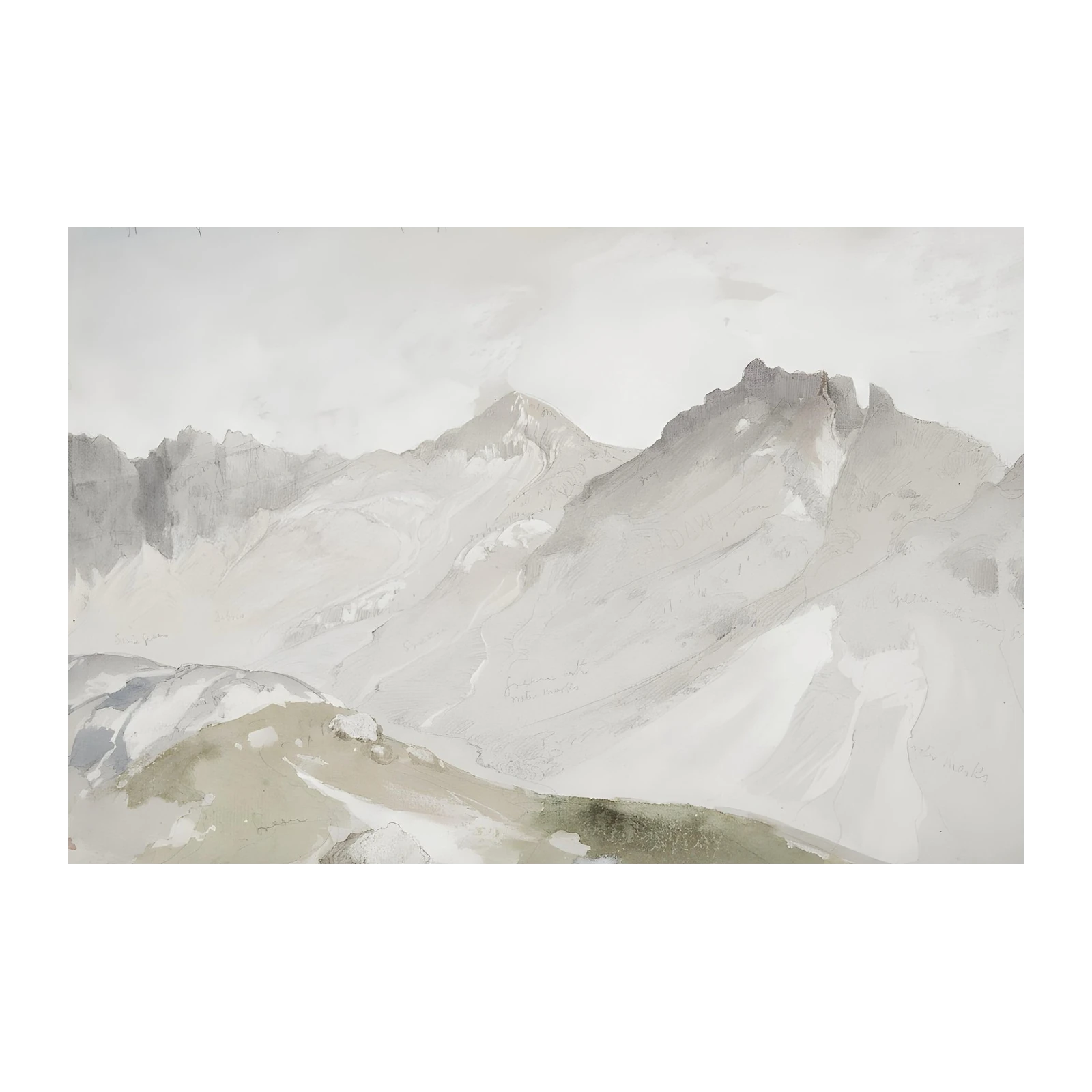 Majestic Mountain Landscape Wall Art