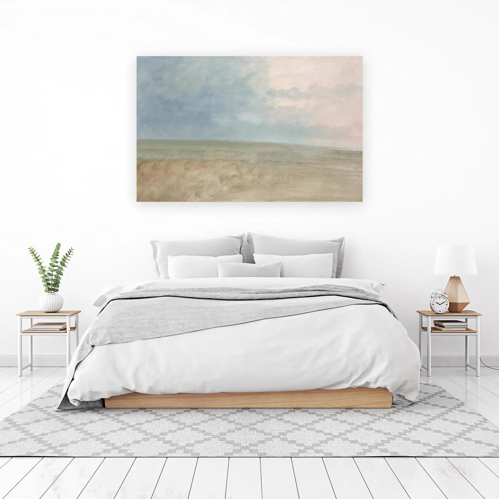 Serene Landscape Abstract Wall Art