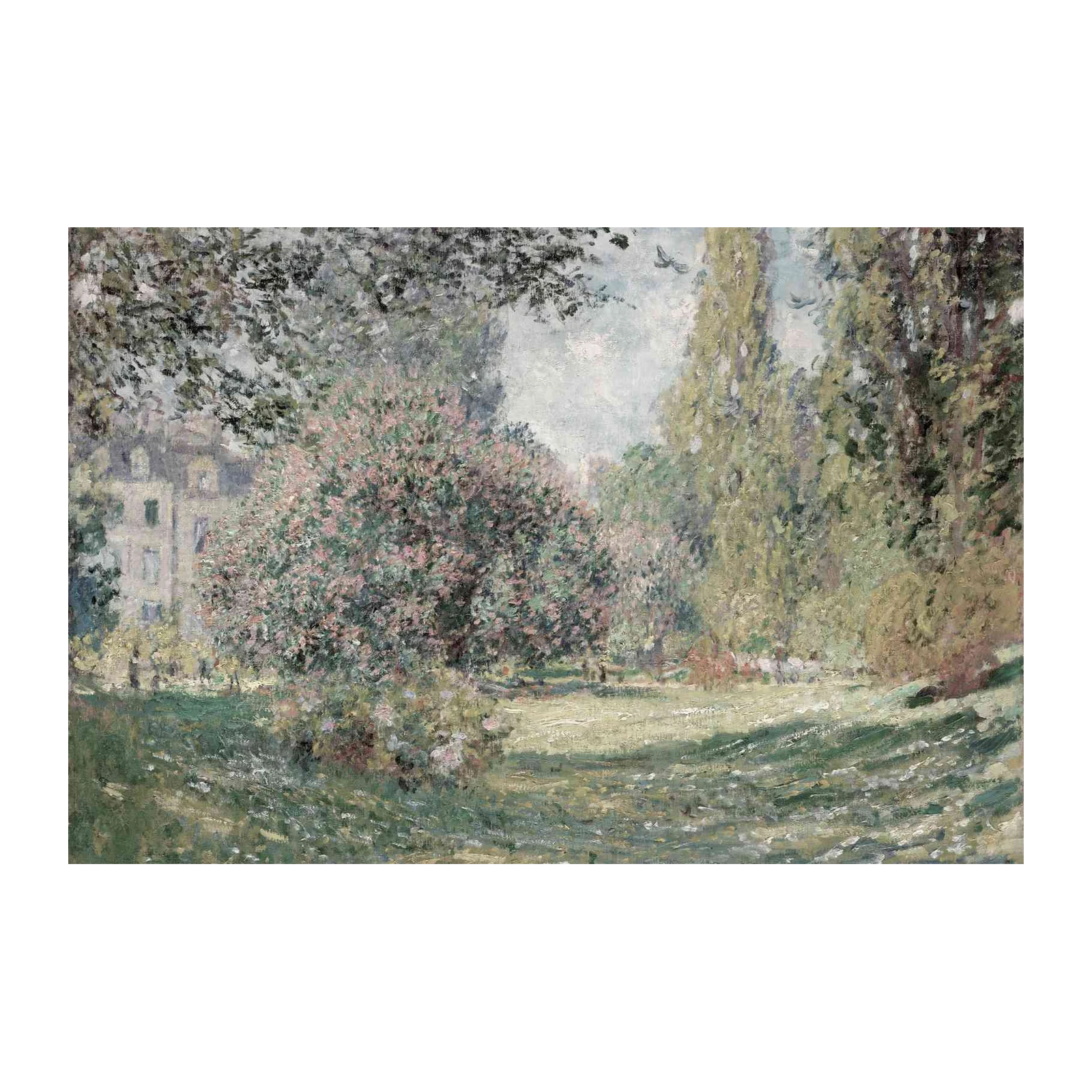 Spring Garden Serenity Impressionist Wall Art