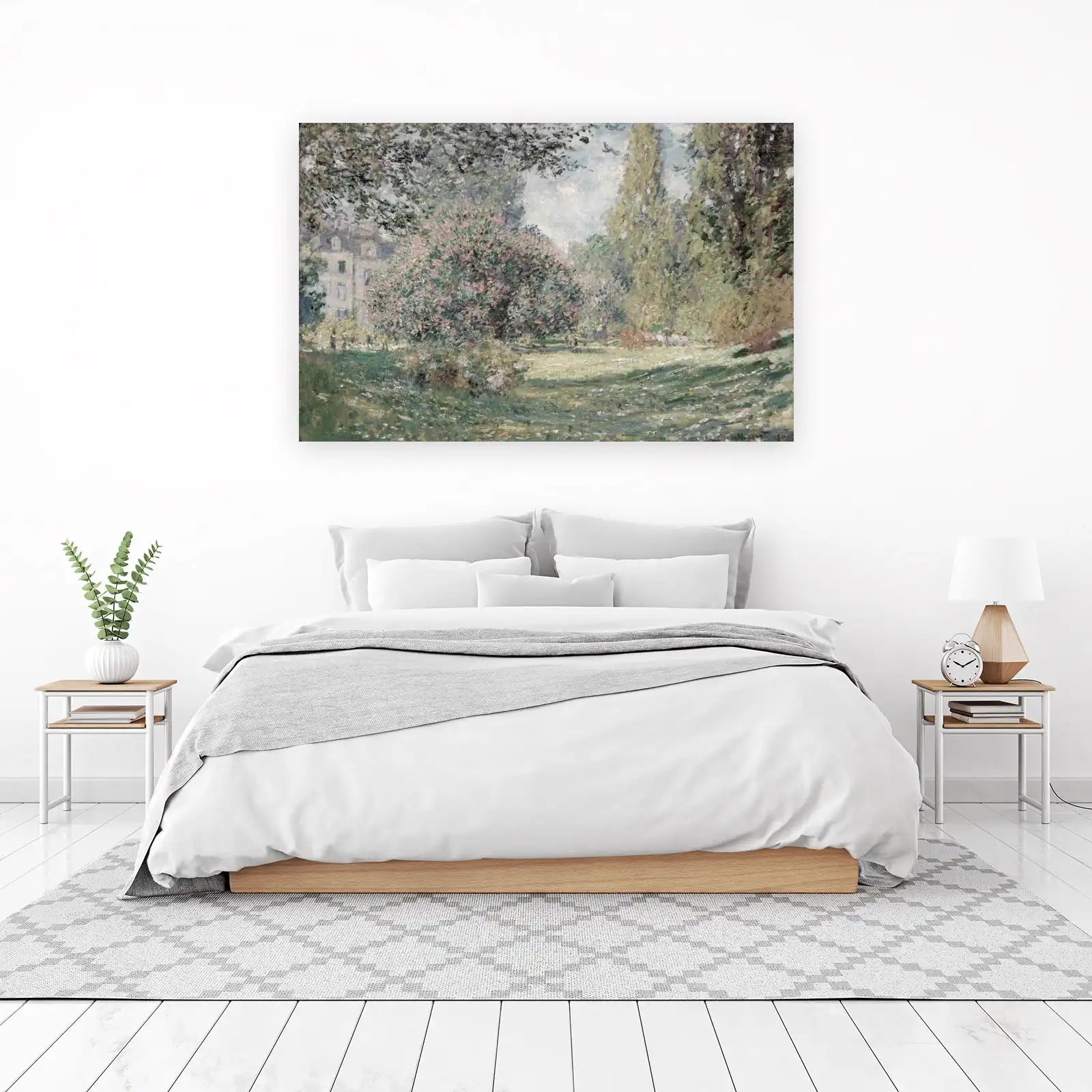 Spring Garden Serenity Impressionist Wall Art