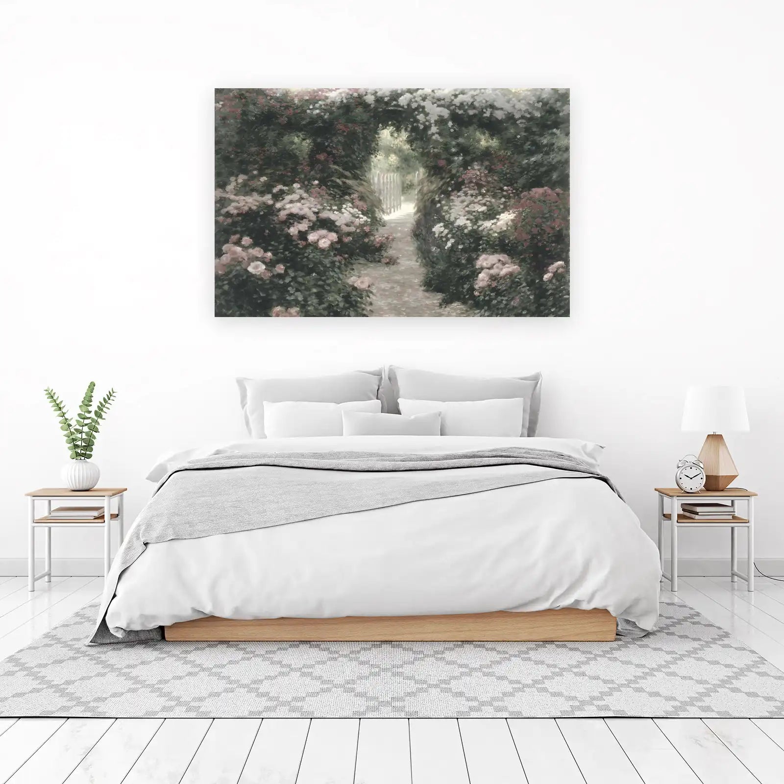 Enchanting Garden Pathway Impressionist Wall Art