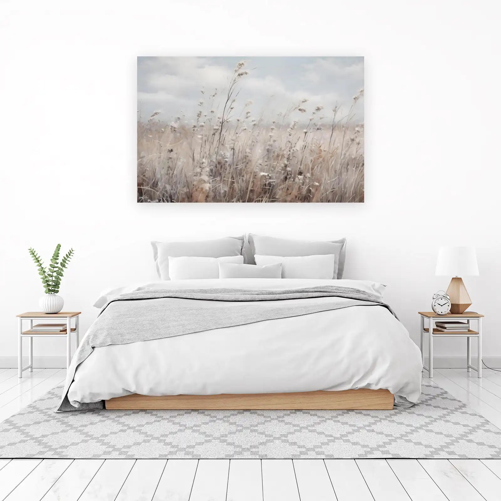 Dreamy Pampas Grass Field Wall Art