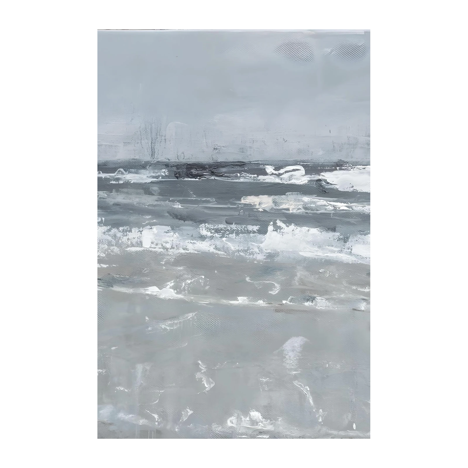 Serene Abstract Ocean Wall Art