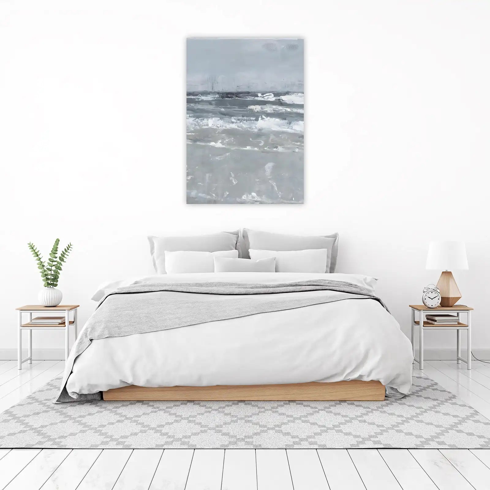 Serene Abstract Ocean Wall Art