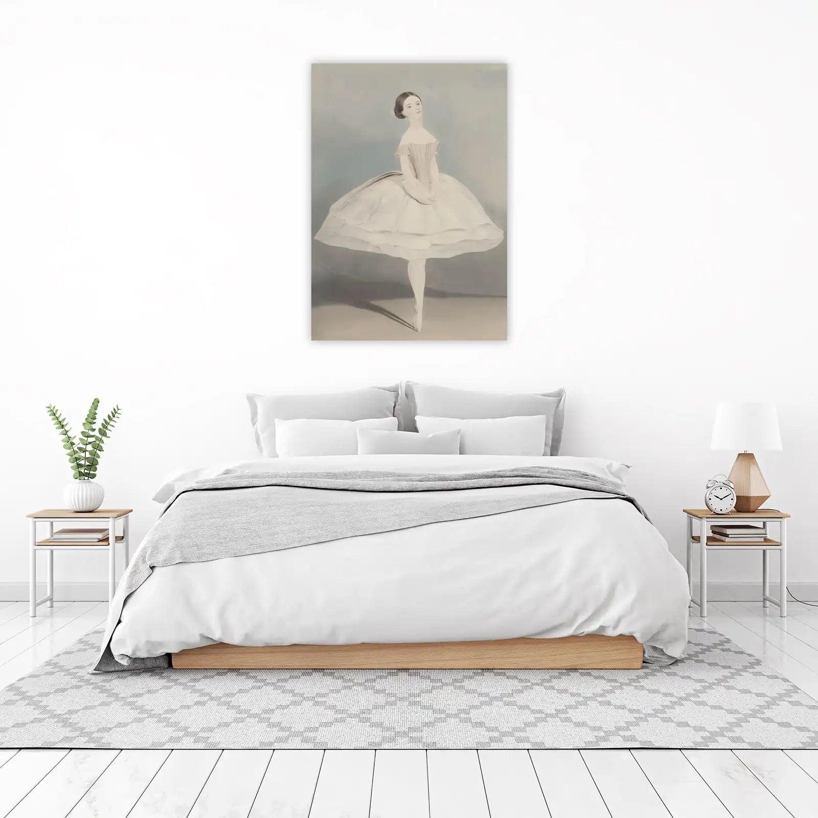 Ethereal Ballerina Portrait Wall Art